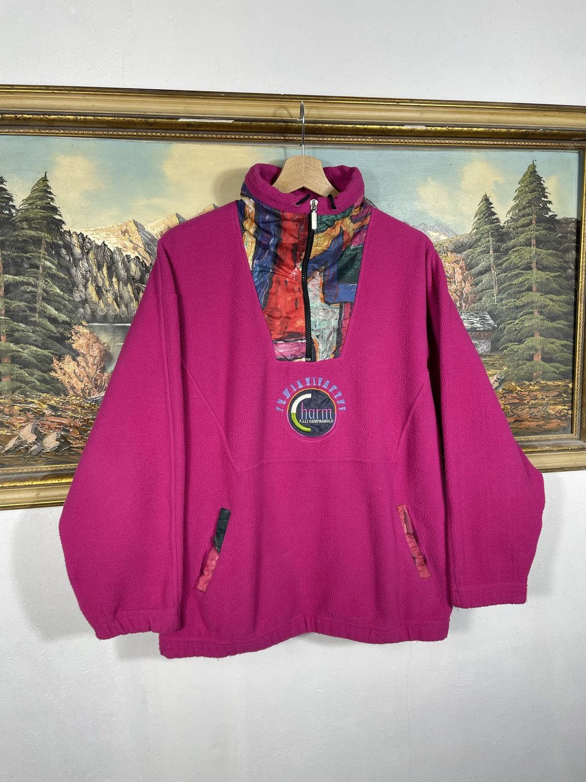 Vintage Vintage Y2k 90s 1/3 Half Zip Fleece Sweatshirt Jacket Polar Size US M / EU 48-50 / 2 - 3 Thumbnail