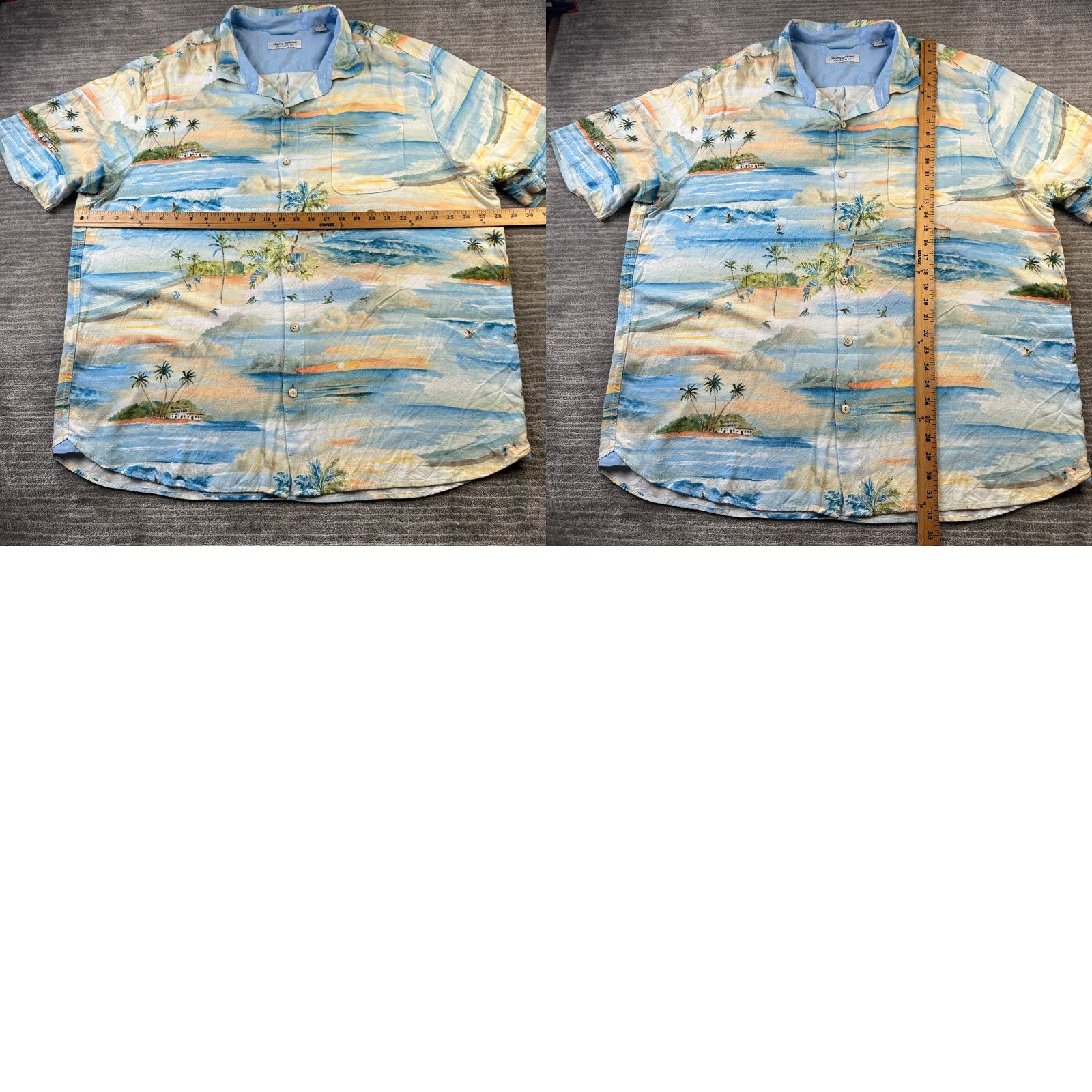 Tommy Bahama VINTAGE Tommy Bahama Shirt Mens 3XL Blue Short Sleeve Camp Veracruz Cay Geometric Pattern Button-Up Collared Casual Travel Summer Size US XXL / EU 58 / 5 - 8 Thumbnail