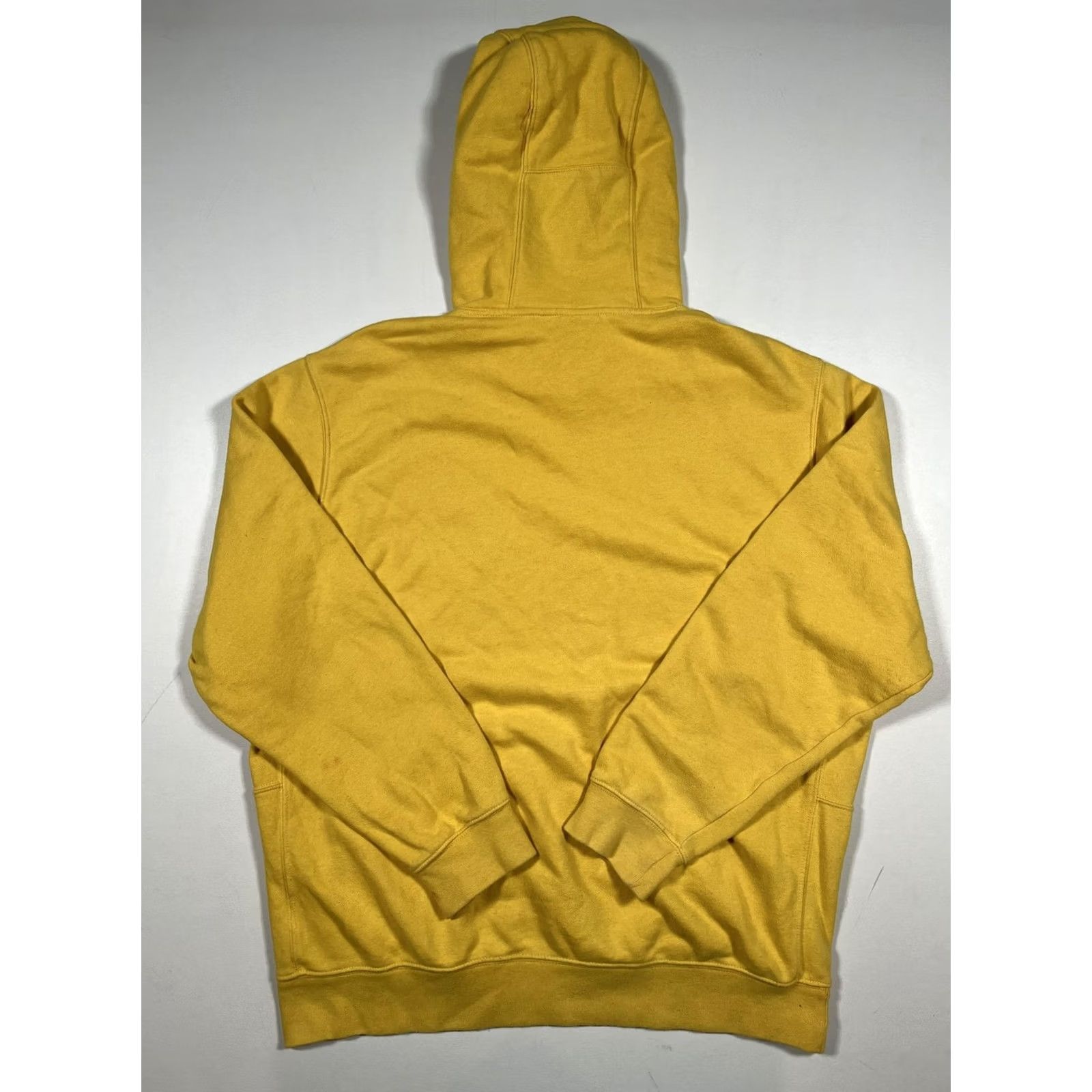 Nike Nike Hoodie Mens Large Yellow Glitter Swoosh Logo Pullover Fleece Sweatshirt Size US L / EU 52-54 / 3 - 2 Thumbnail