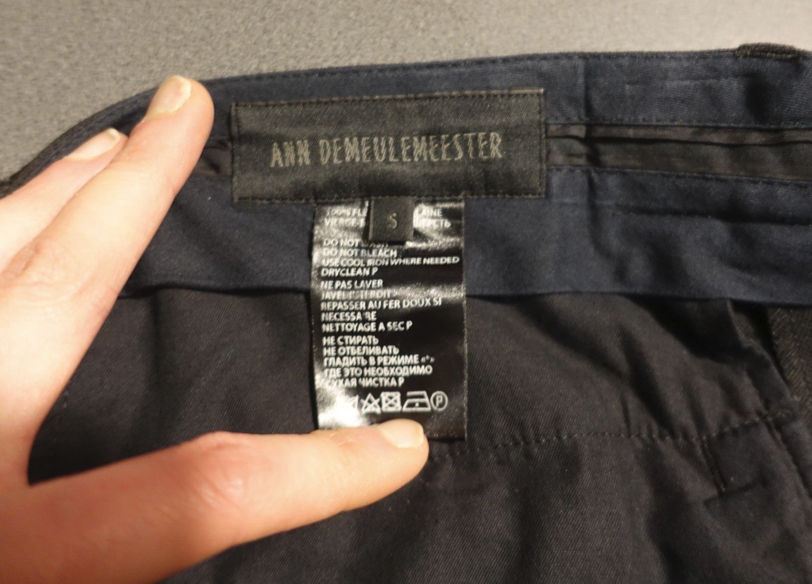 Ann Demeulemeester Tropical Wool Cropped pants Size US 32 / EU 48 - 4 Thumbnail