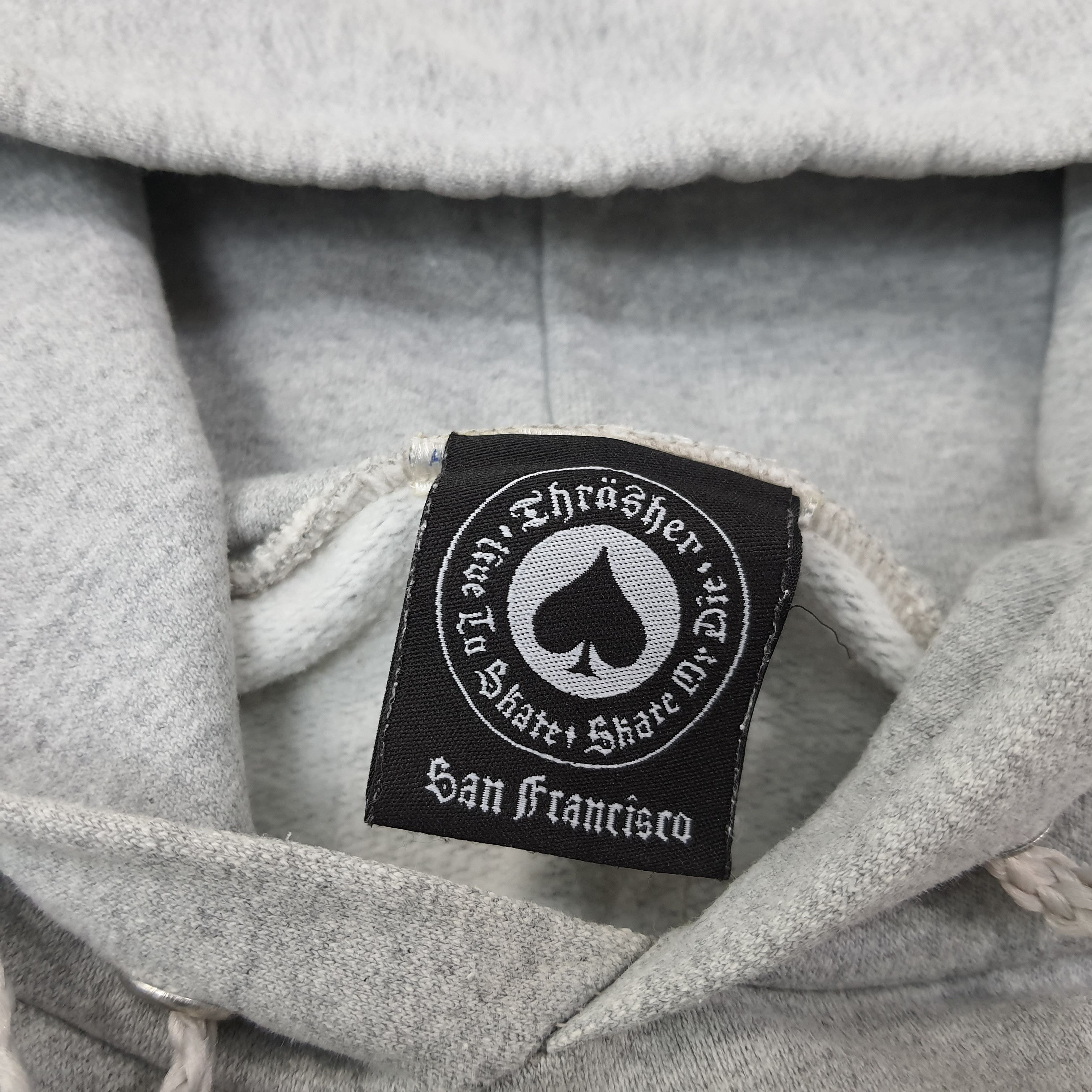 Thrasher Vintage Thrasher Magazine Skatewear Hoodie C243N10 Size US M / EU 48-50 / 2 - 4 Thumbnail