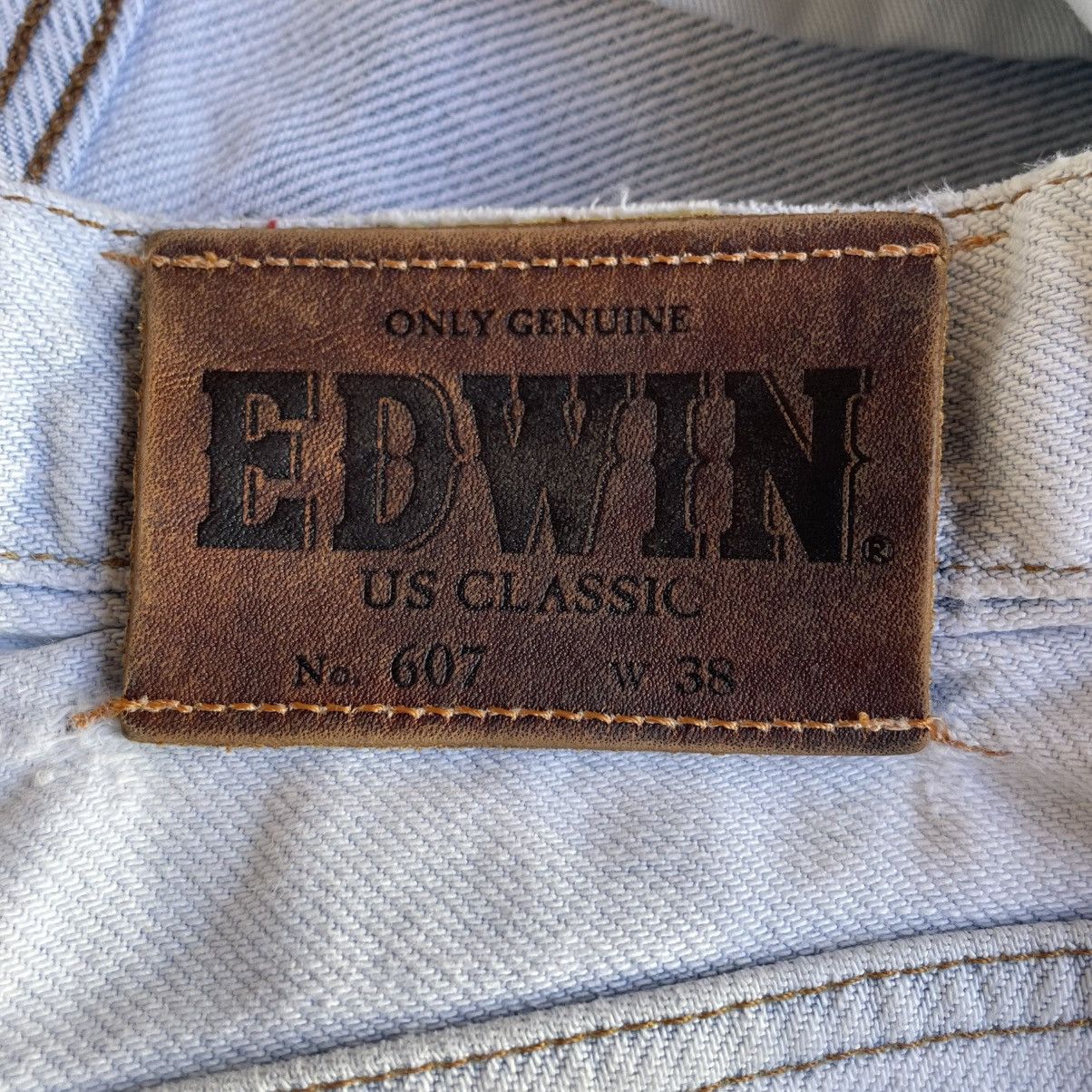 Edwin 🔥Vintage Edwin US Classics Stoned Washed Relaxed Denim Jeans Size US 37 - 15 Thumbnail