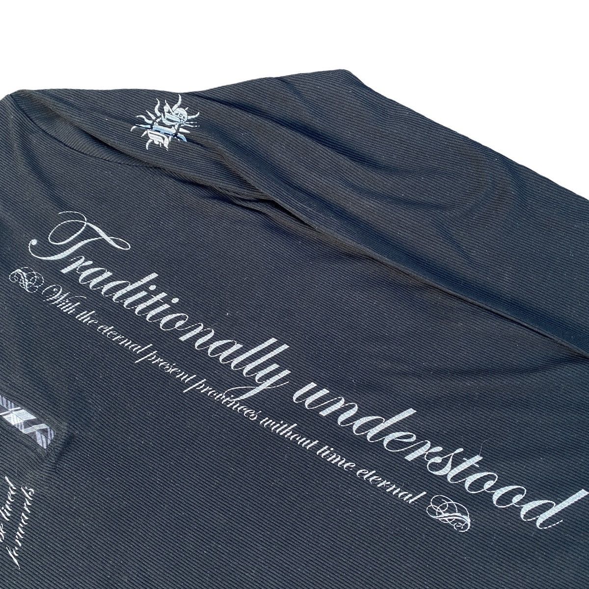Hysteric Glamour 2000's Mind Games Double Gothic Layer Poem Longsleeve Size US XL / EU 56 / 4 - 2 Thumbnail