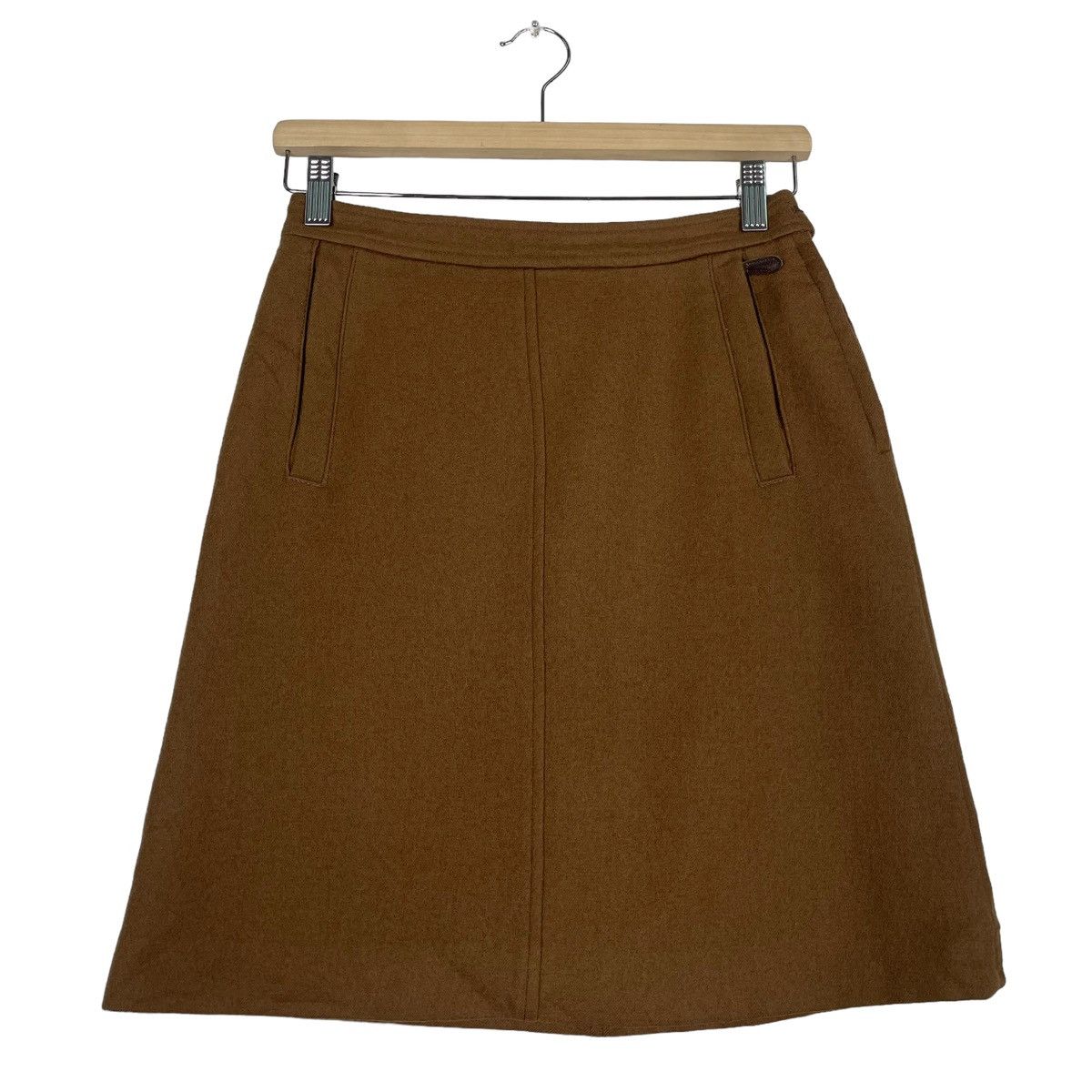 Mackintosh 💥MACKINTOSH A LINE SKIRT RICH BROWN Size 36" / US 14 / IT 50 - 1 Thumbnail