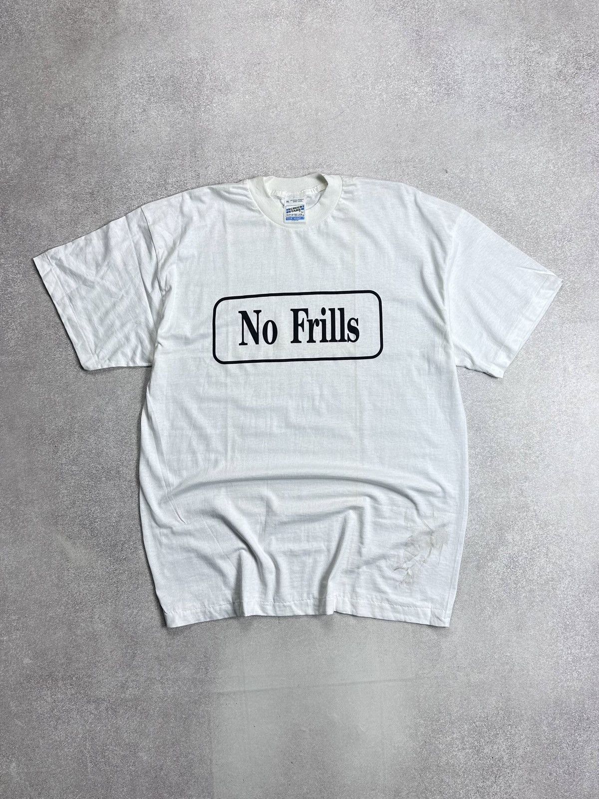 Vintage Vintage 90s Screen Stars No Frills Boxy T-shirt XL Size US XL / EU 56 / 4 - 1 Thumbnail