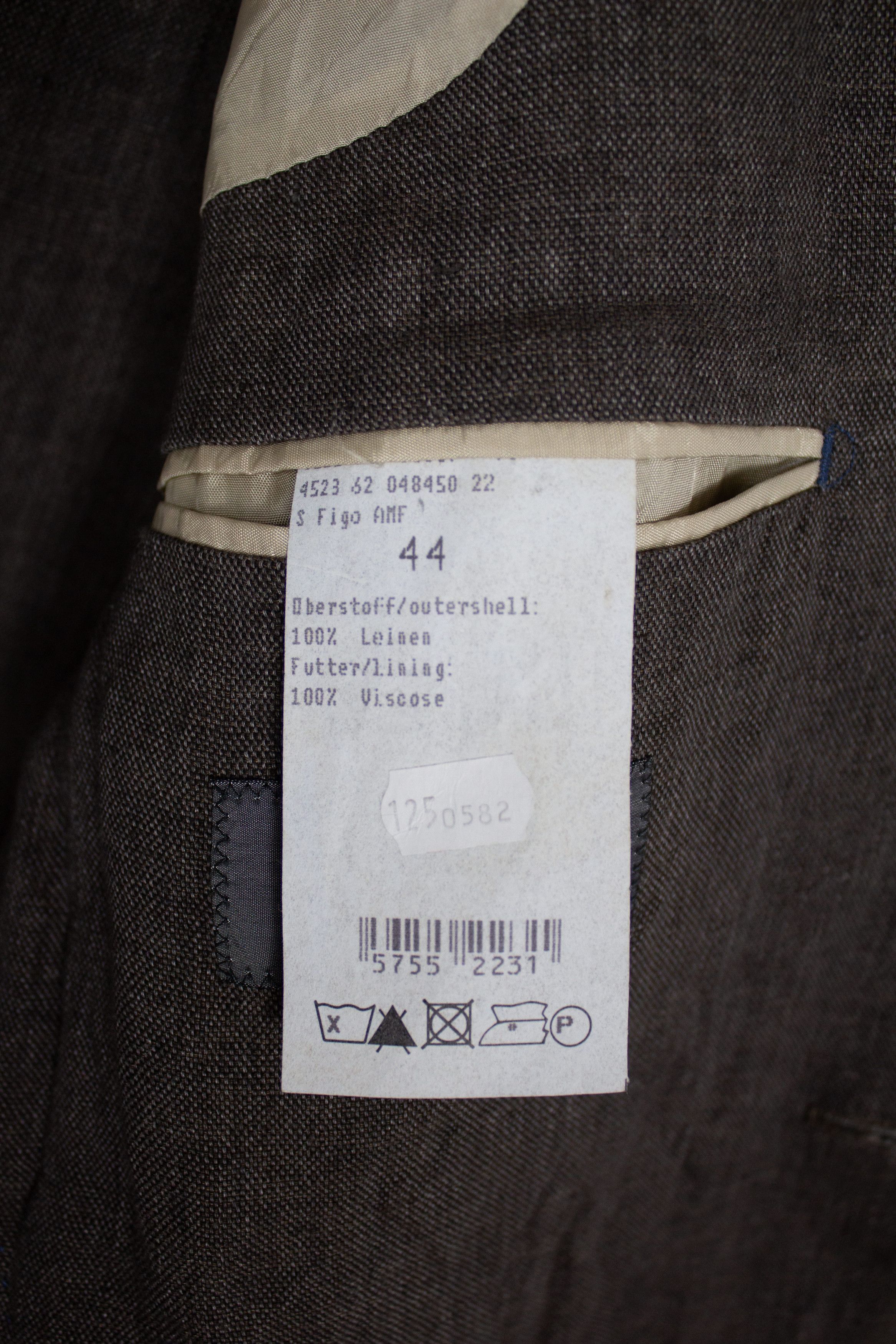 120% Lino Sartoria Sportivo Linen Blazer Jacket 44 Size US S / EU 44-46 / 1 - 3 Thumbnail