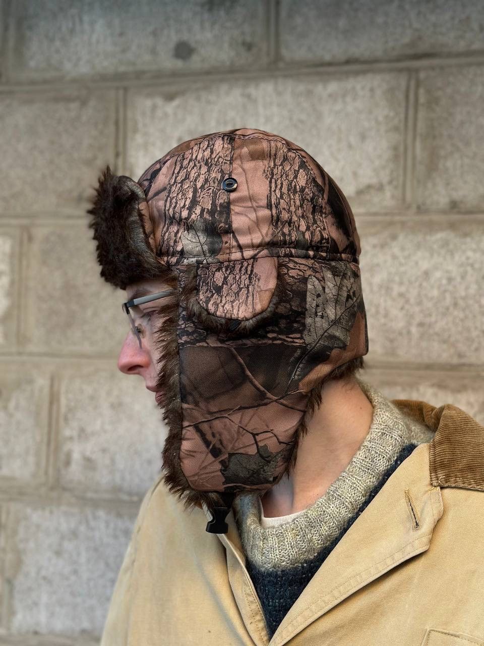 Le Grande Bleu (L.G.B.) Vintage Real Tree Trucker Cap Brown White Y2K 00s Aesthetic Size ONE SIZE - 1 Thumbnail