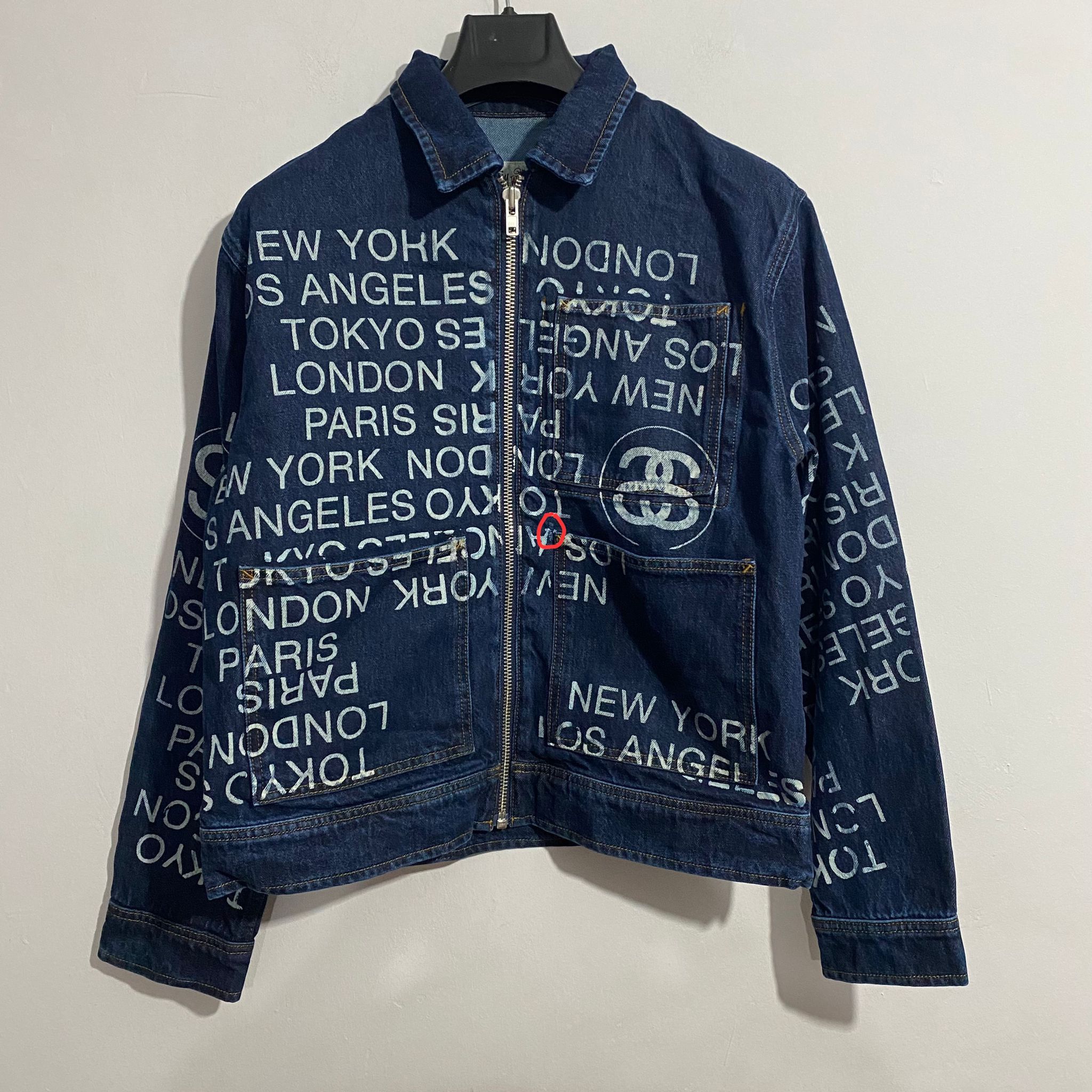 Stussy Zip Work Denim City Link Jacket Size US S / EU 44-46 / 1 - 3 Thumbnail