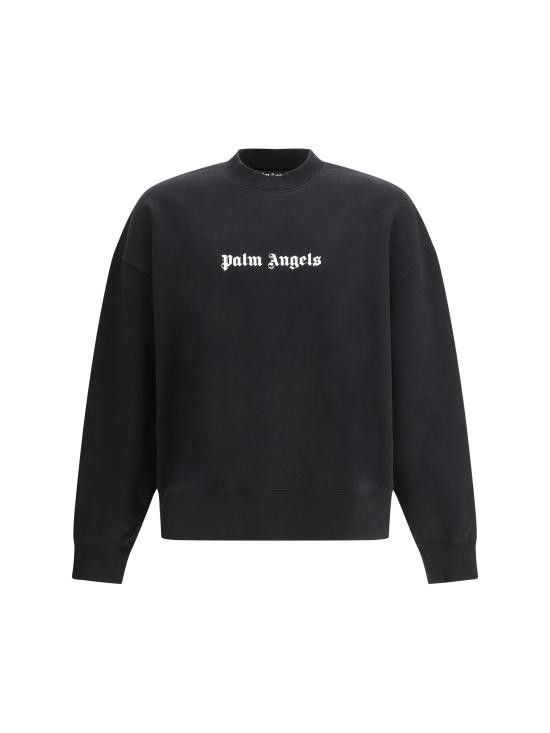 Palm Angels PALM ANGELS Men Sweater PMBA080C99FLE001 1001 BLACK Size US S / EU 44-46 / 1 - 1 Thumbnail