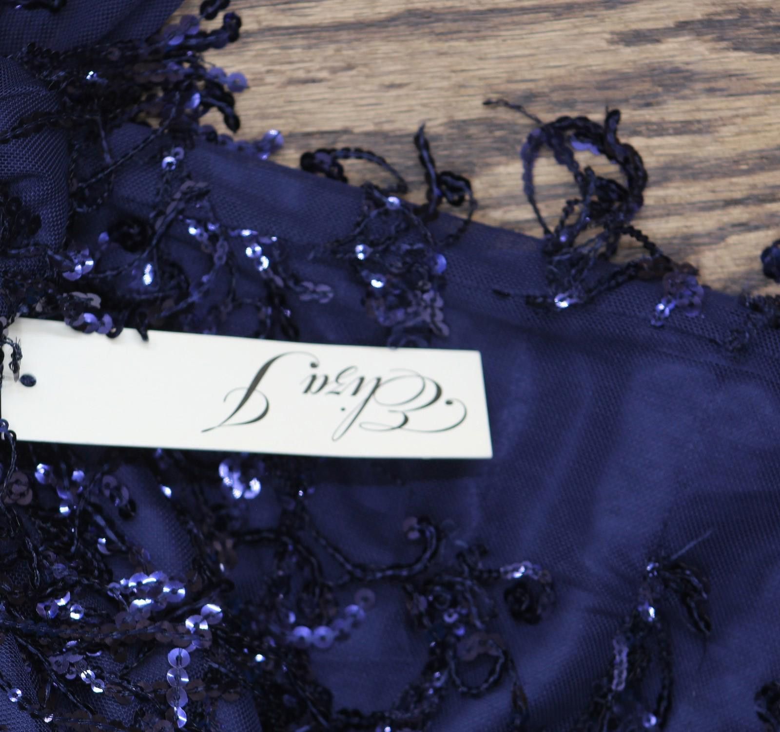 Other Eliza J Womens Fringe Illusion Dress Ej4m3449 Navy Blue 10 Size L / US 10 / IT 46 - 4 Thumbnail