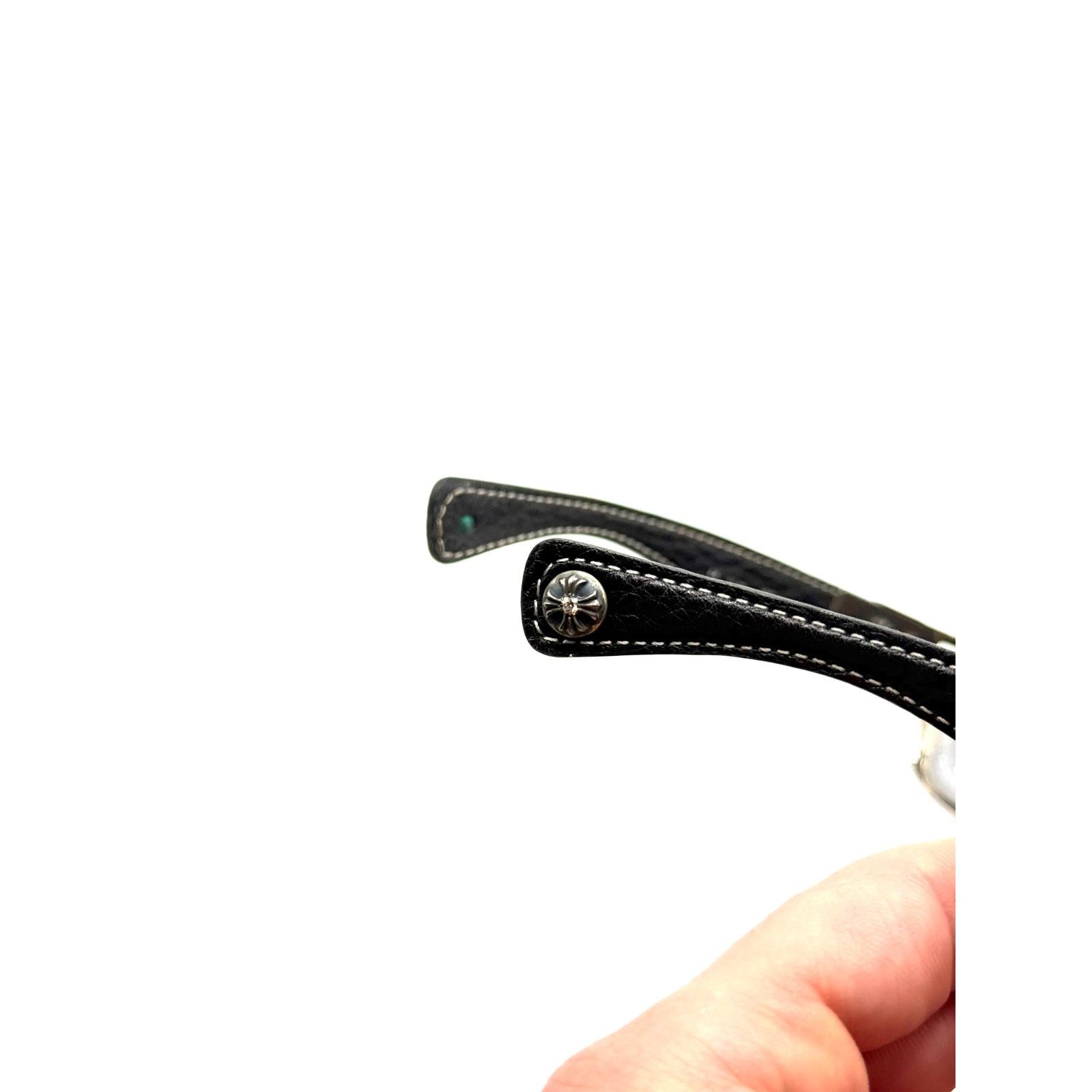 Chrome Hearts Chrome Hearts REHAB-I factory diamonds leather sunglasses Size ONE SIZE - 4 Thumbnail