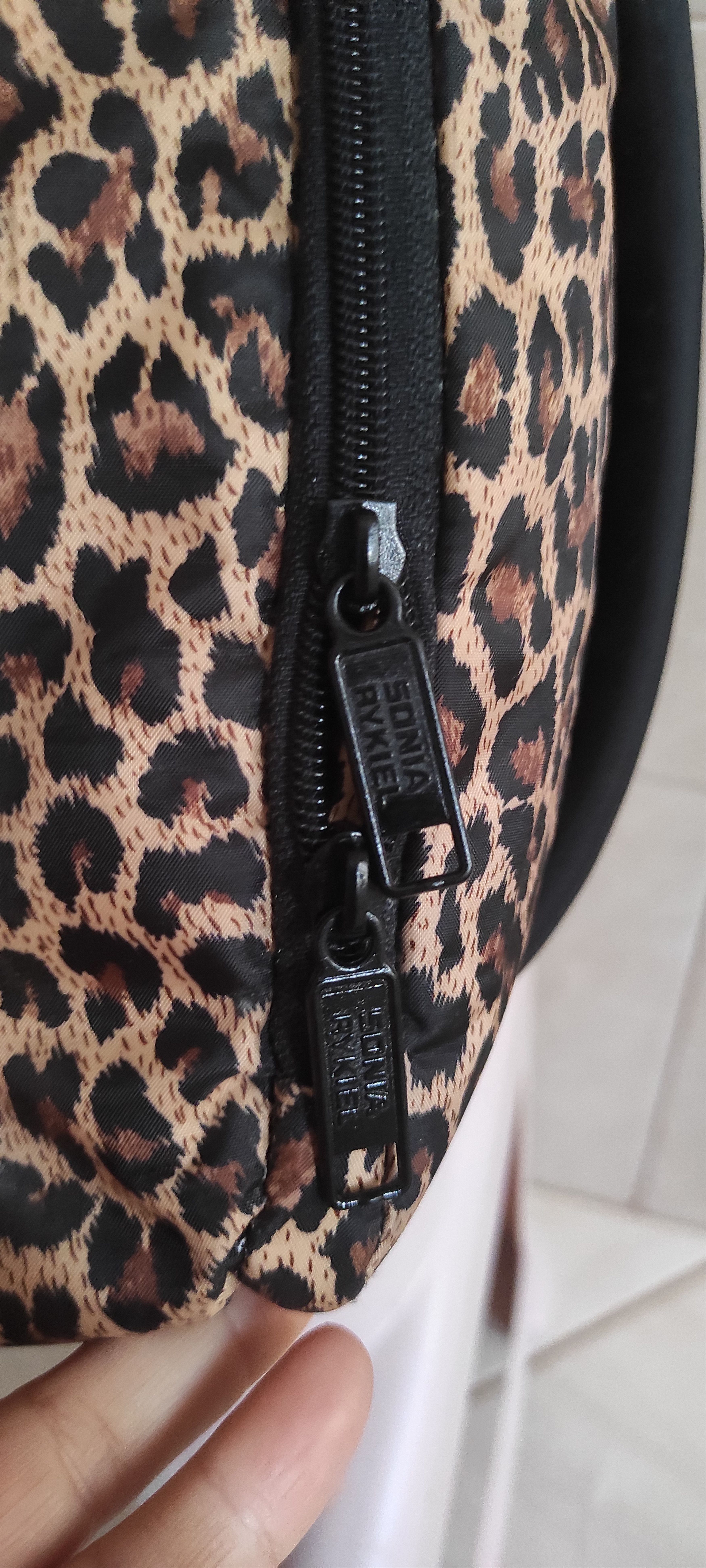 Sonia Rykiel Sonia RYKIEL Paris. Brown Panther Print Nylon Tote Bag Size ONE SIZE - 11 Thumbnail