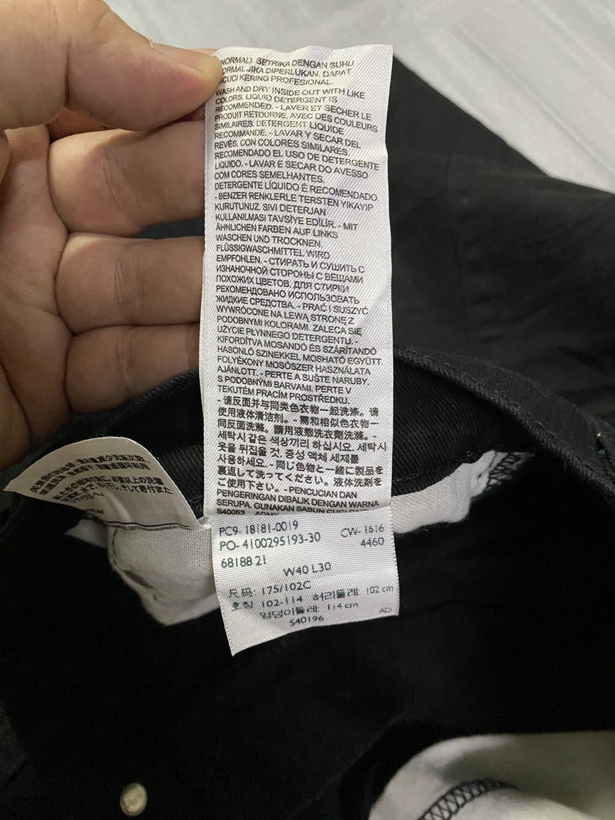 Levi's Black Levi's 541 Slim Fit jeans Size US 41 - 24 Thumbnail