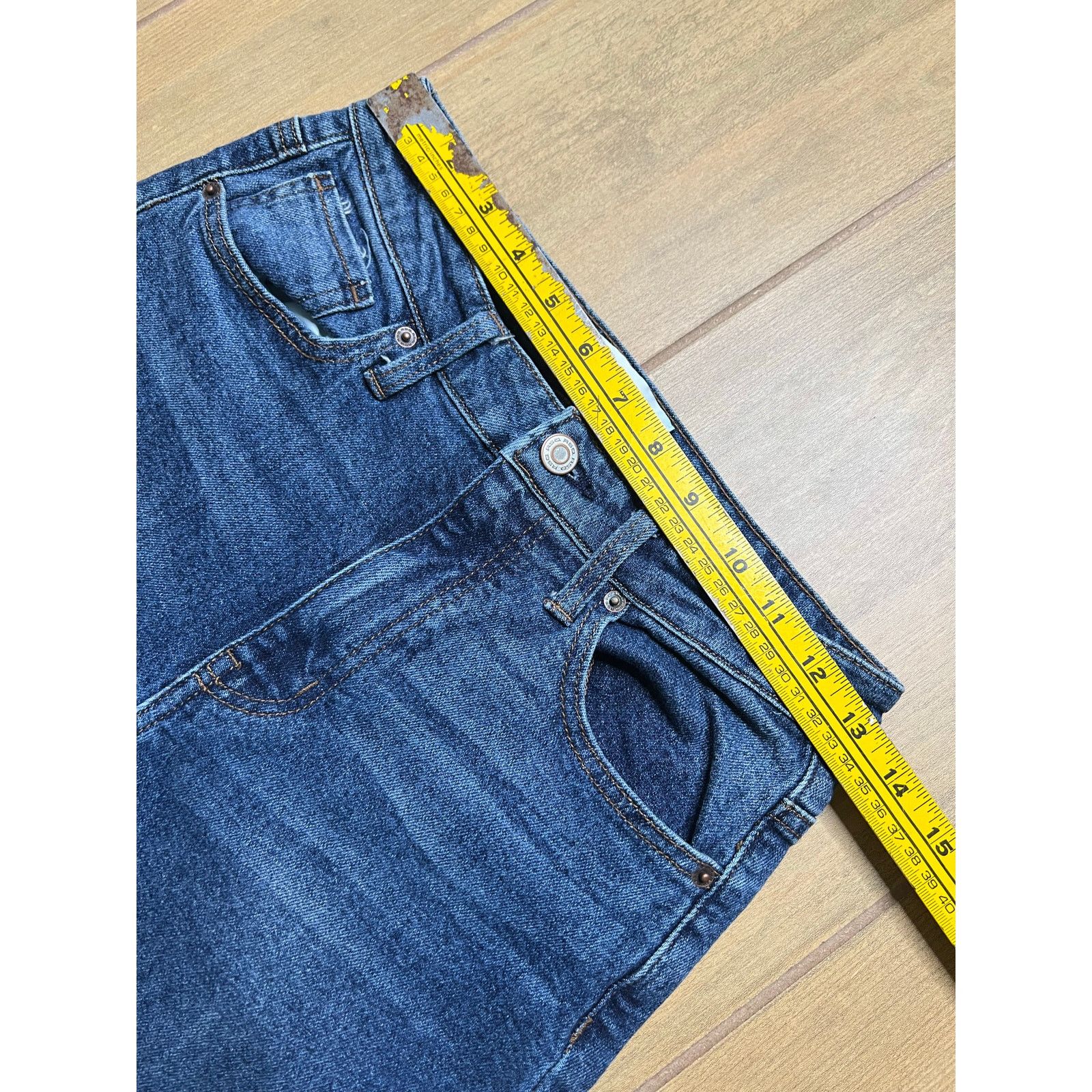 Rsq RSQ High Rise Flare Jeans Womens Size 27 Blue Stretch Denim Size 27" / US 4 / IT 40 - 7 Thumbnail