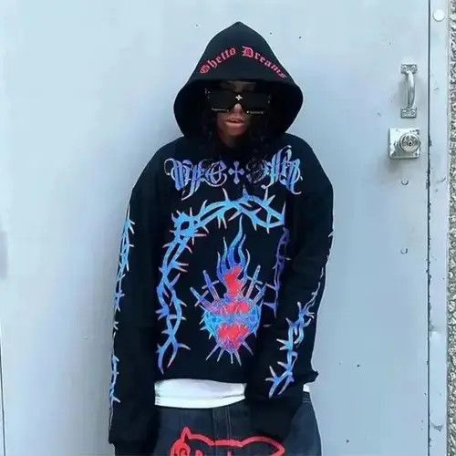 Aran Isles Knitwear Streetwear Hip Hop Gothic Sweatshirt Size US M / EU 48-50 / 2 - 2 Thumbnail