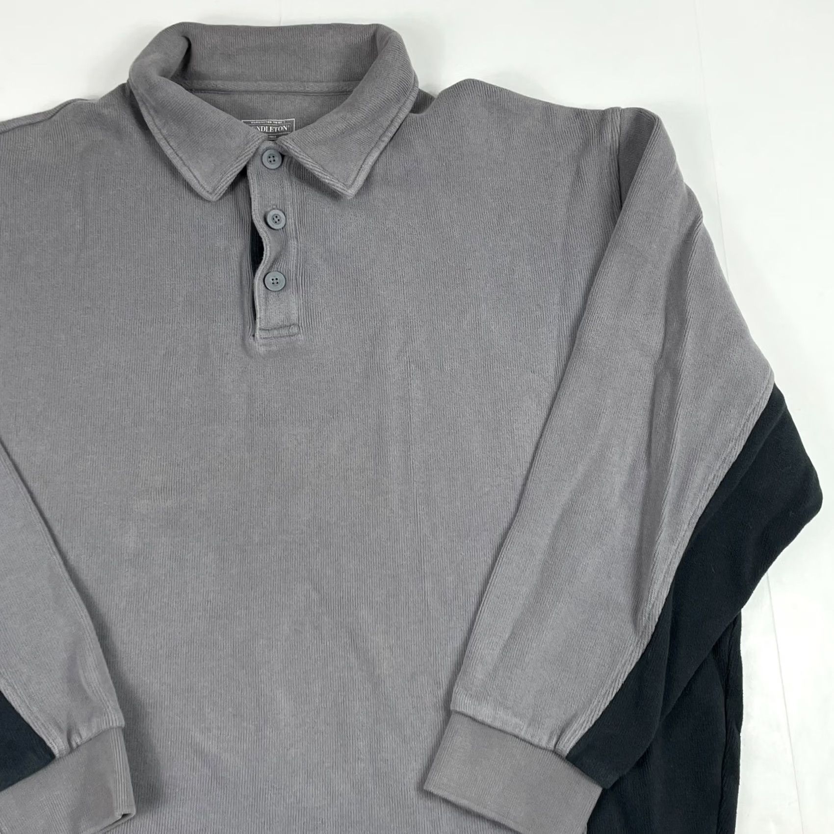 Pendleton Pendleton Sweater Mens 2XL XXL Gray Fleece Long Sleeve Pullover - Golfing Outdoor Casual Size US XXL / EU 58 / 5 - 3 Thumbnail
