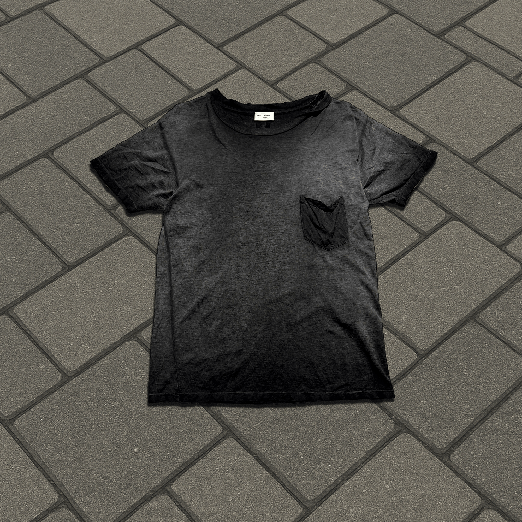 AW15 Saint Laurent Paris Sunfaded Tee