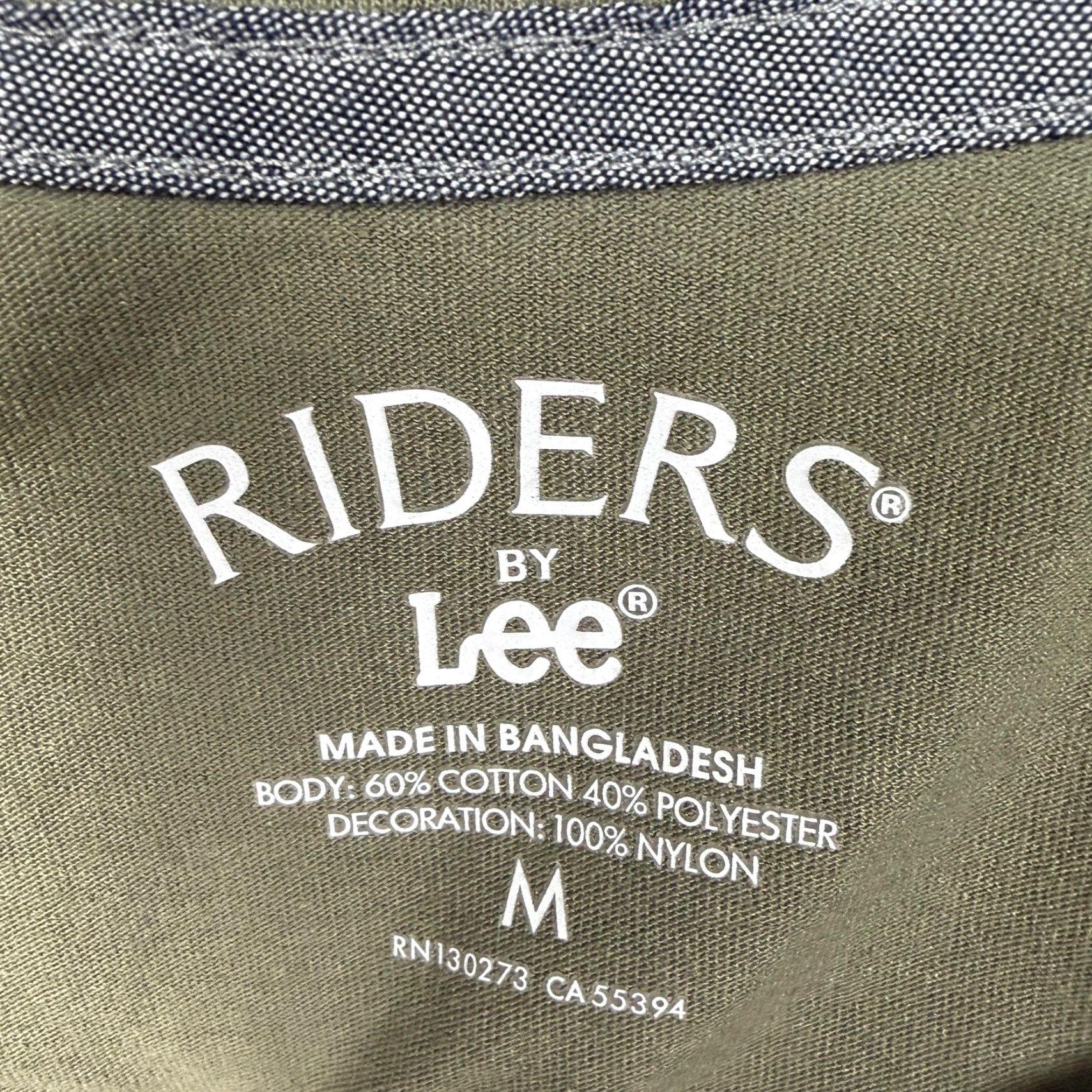 Vintage Riders by Lee Shirt Women M Green Lace Trim Boho Earthy Cottagecore Lagenlook Knit Jersey Long Sleeve Casual Travel Vintage No Size M / US 6-8 / IT 42-44 - 5 Thumbnail
