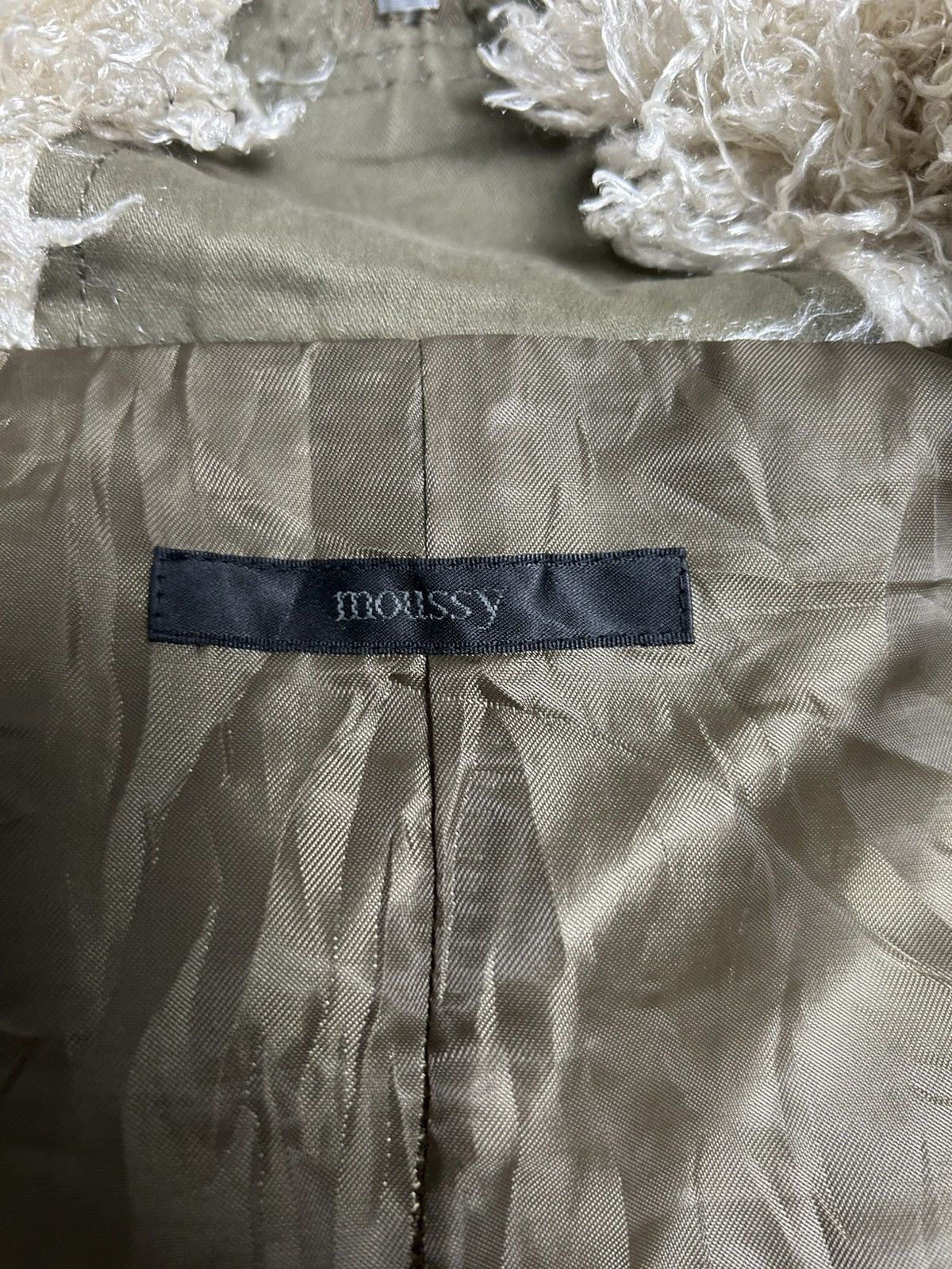 Japanese Brand × MOUSSY MOUSSY FAUX FUR HOODIE MULTI POCKET PARKA STYLE JACKET Size S / US 4 / IT 40 - 6 Thumbnail