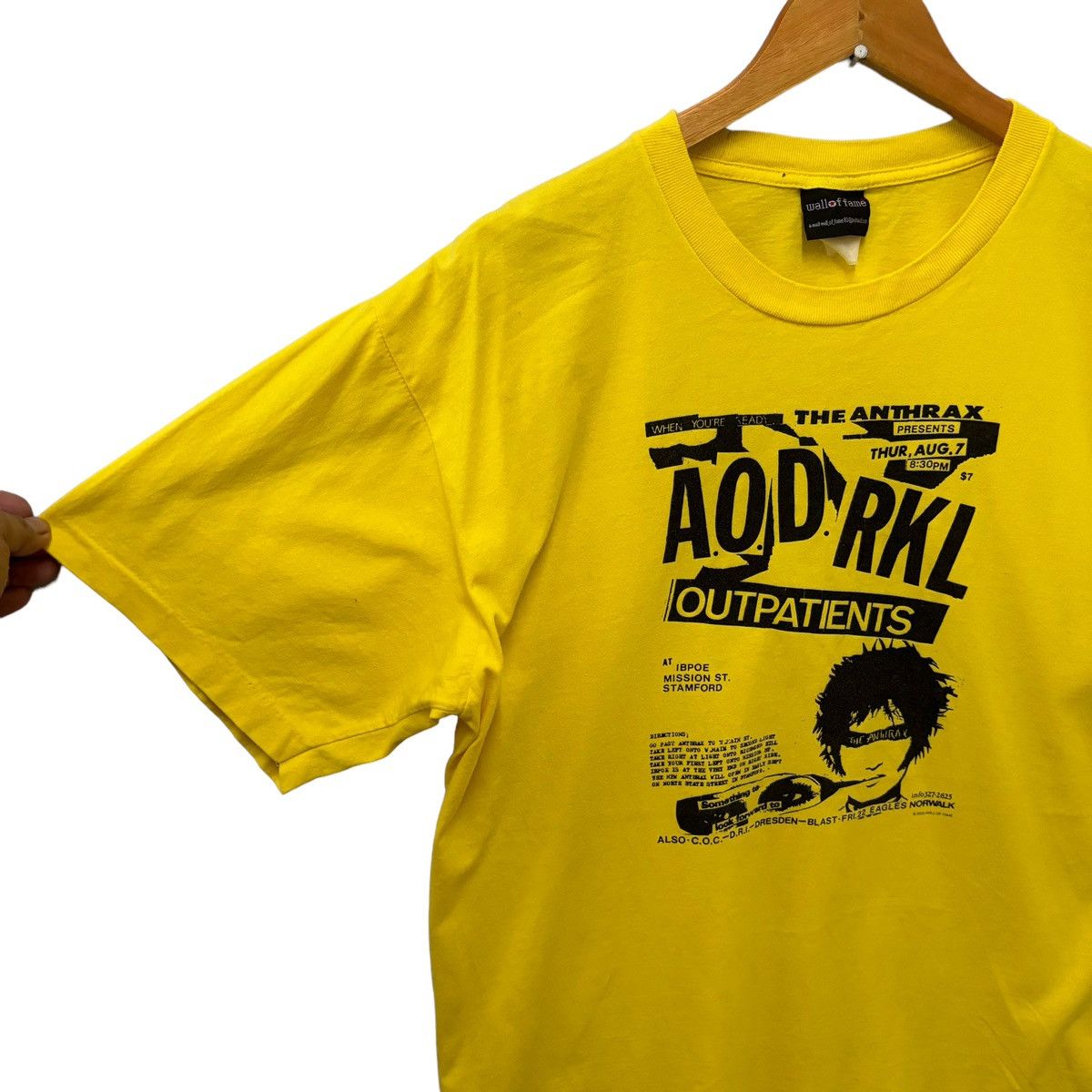 Band Tees × Vintage Vintage THE ANTHRAX Band Tees Parody Sex Pistol Size US L / EU 52-54 / 3 - 7 Thumbnail