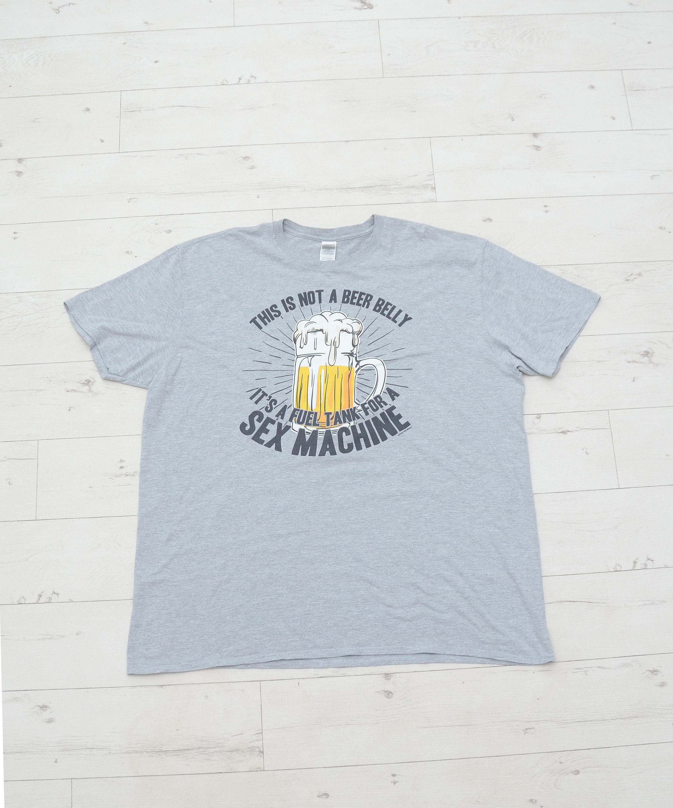 Other Not Beer Belly It's Fuel Tank for Sex Machine Funny Tee Size US XXL / EU 58 / 5 - 1 Thumbnail