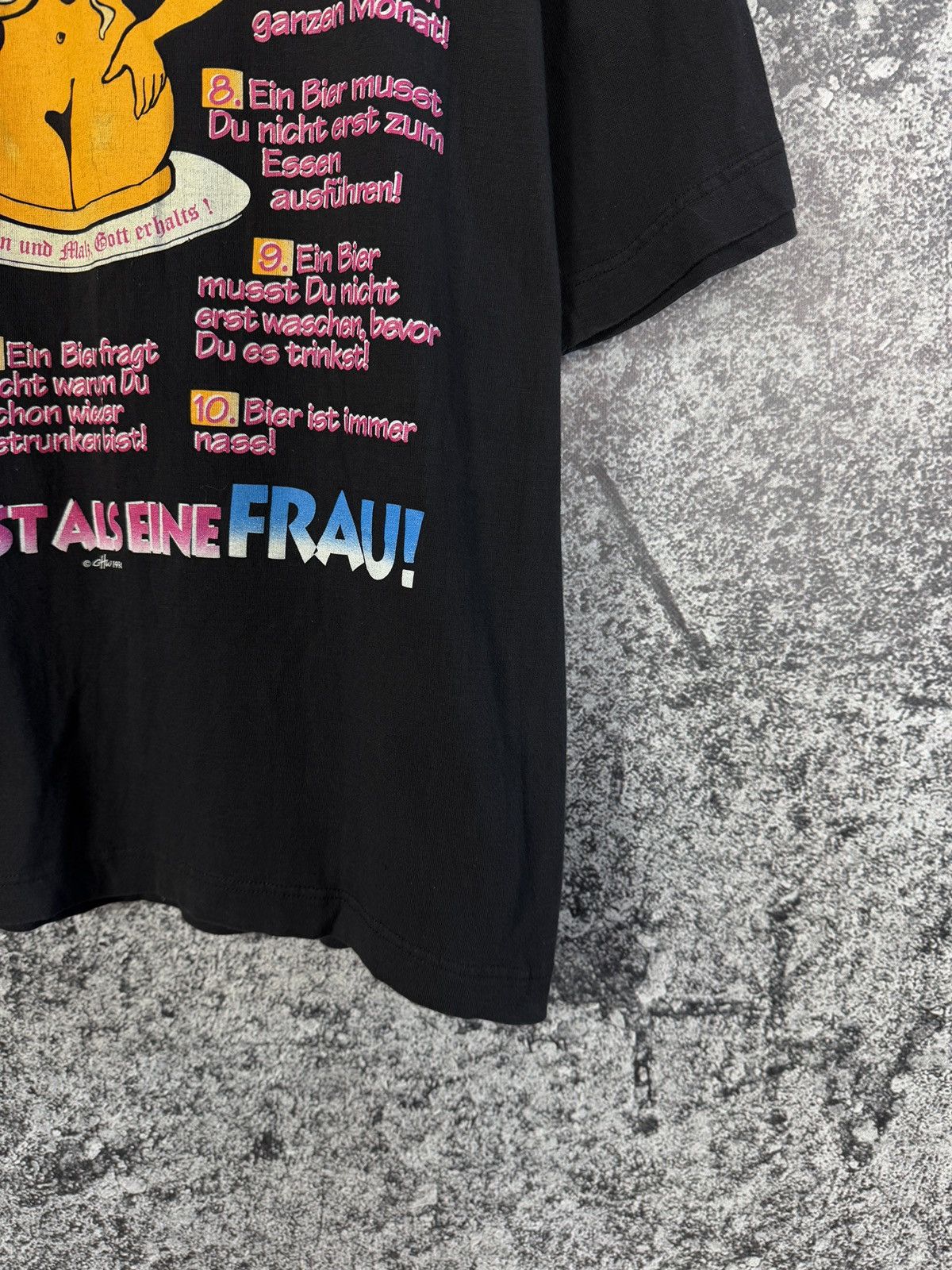 Vintage Vintage 1994 German Beer Humor Graphic T-Shirt Rare XXL Size US XXL / EU 58 / 5 - 5 Thumbnail