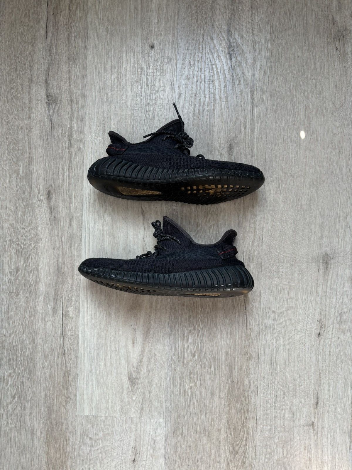 Yeezy Addidas Yeezy 350 V2 Black Non-Reflective Size US 12 / EU 45 - 1 Thumbnail
