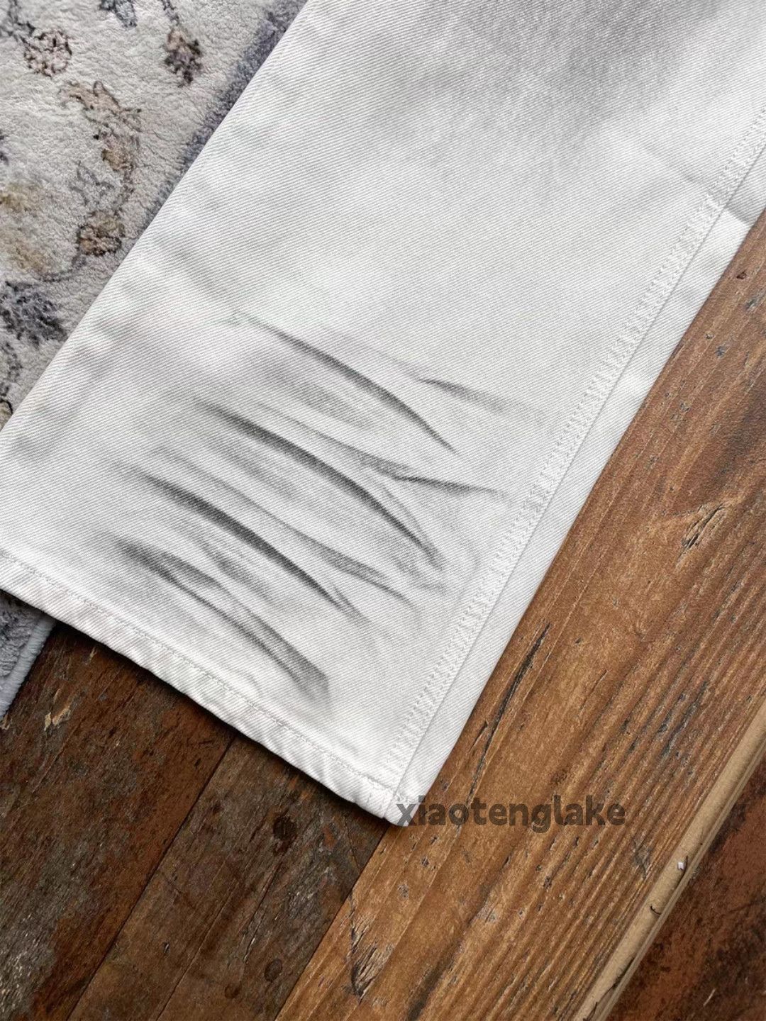Jean xz vintage distressed faded Stain paint hiphop jeans Size US 30 / EU 46 - 2 Thumbnail