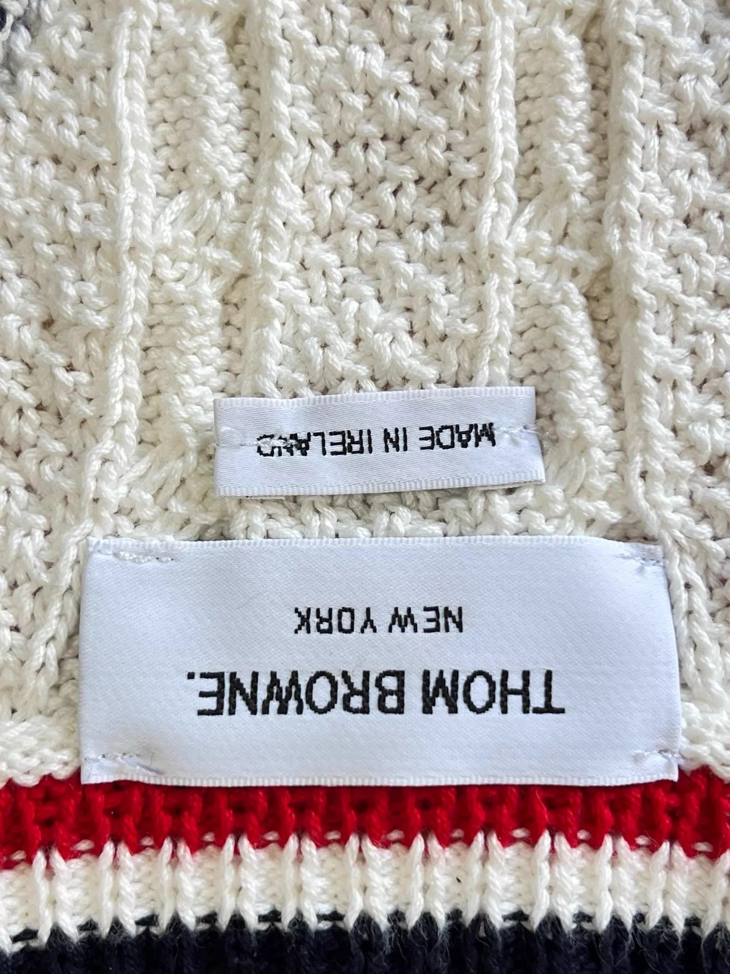 Thom Browne Thom Browne Cable Knit Cardigan White Short V 40 Mint Size S / US 4 / IT 40 - 6 Thumbnail