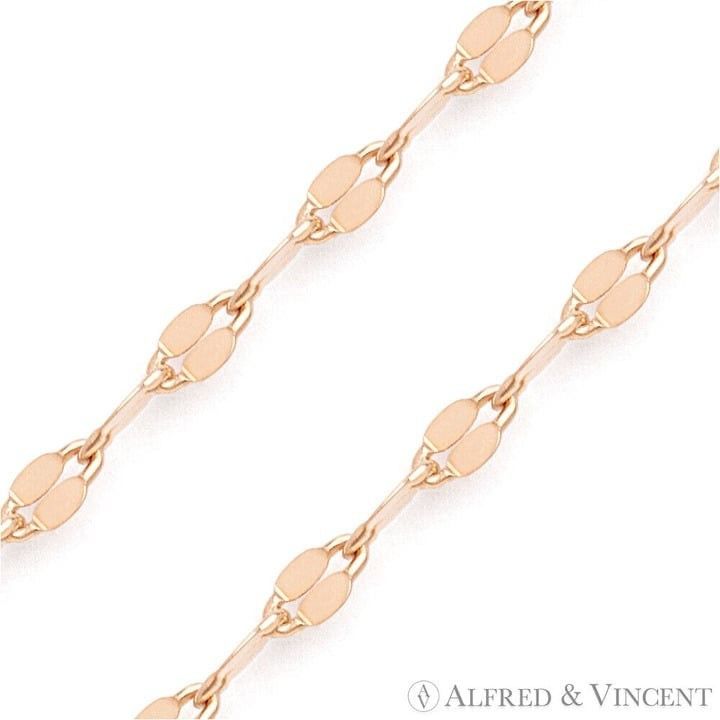 Other 2.2mm D-Cut Coffee Chain Necklace in .925 Sterling Silver Size ONE SIZE - 2 Thumbnail