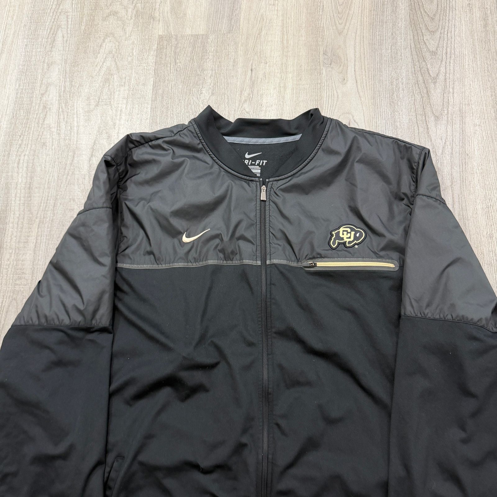 Nike Nike Colorado Buffaloes Coaches Jacket Men's 3XL Black Size US XXL / EU 58 / 5 - 2 Thumbnail