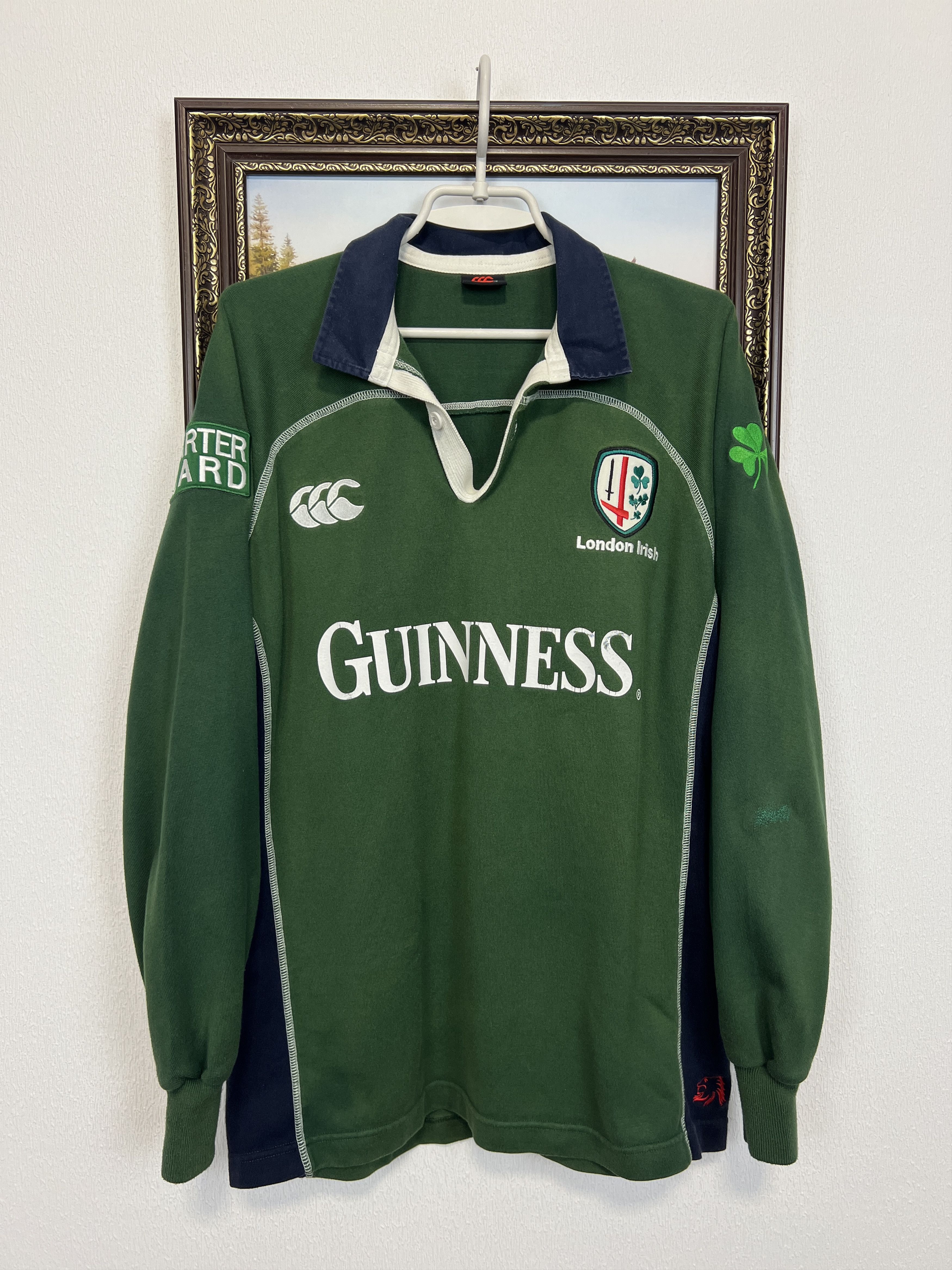 Vintage Canterbury London Irish Rugby Jersey Long Sleeve Shirt Size US M / EU 48-50 / 2 - 1 Thumbnail