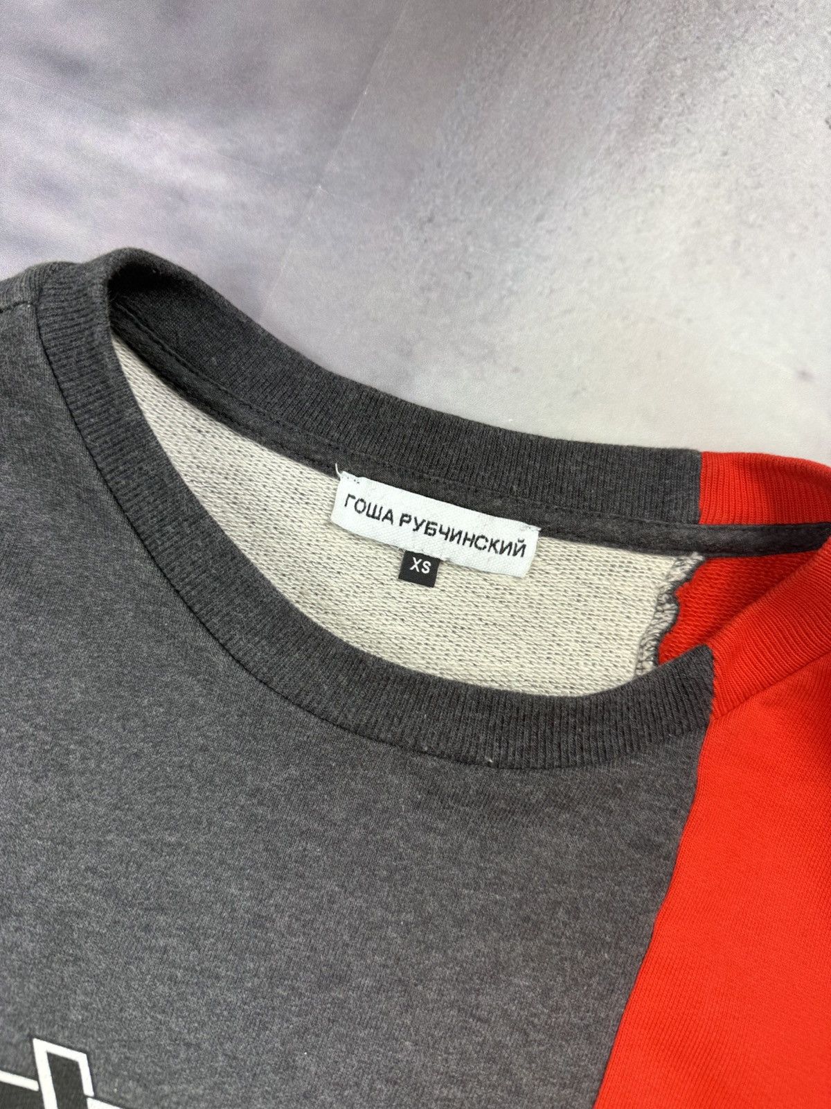 Gosha Rubchinskiy split logo crewneck Size US XS / EU 42 / 0 - 5 Thumbnail