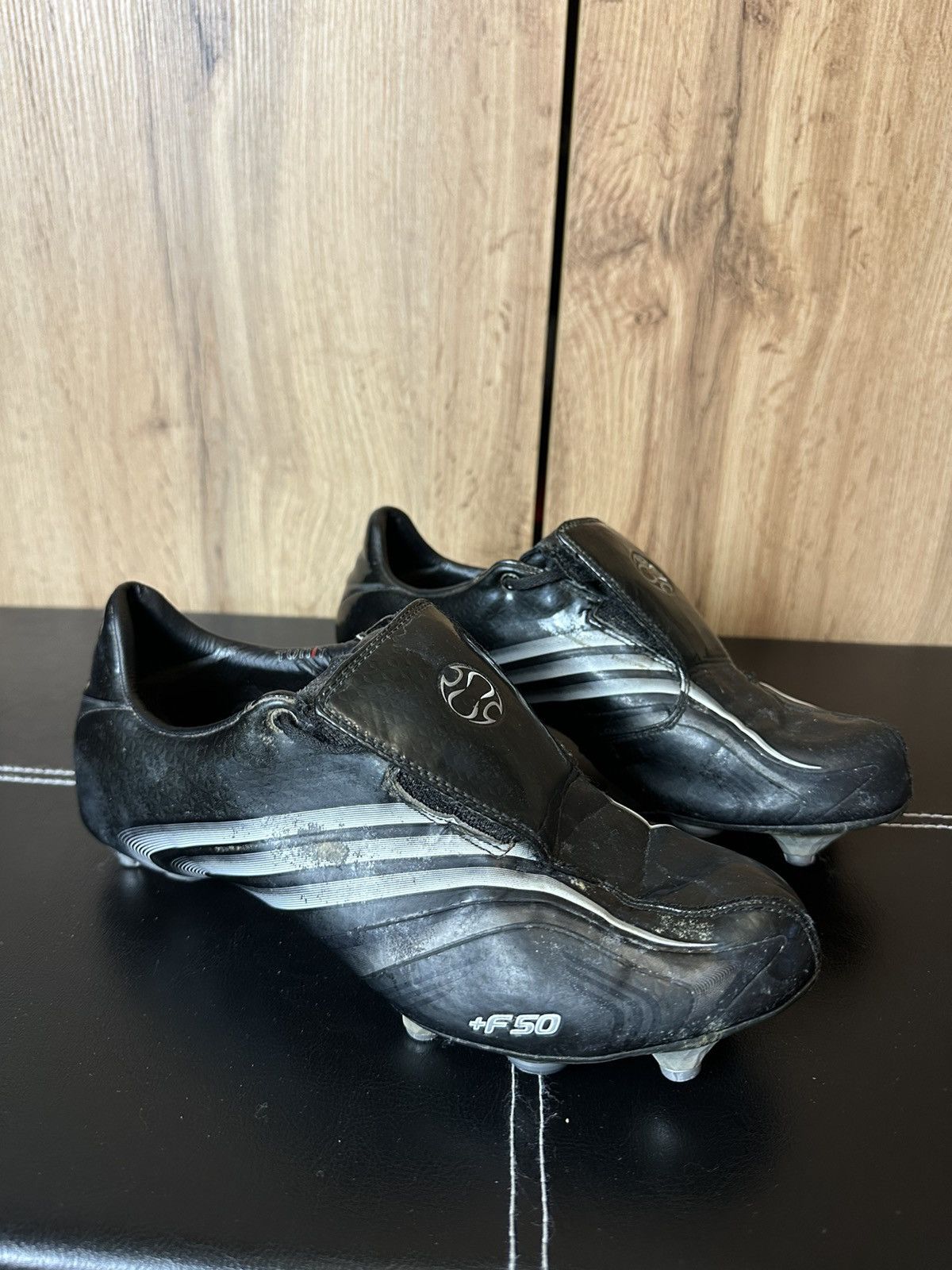 Adidas × Vintage Adidas Tunit F50.6 FG Elite US8 Black boots mens Footbal Size US 8 / EU 41 - 3 Thumbnail