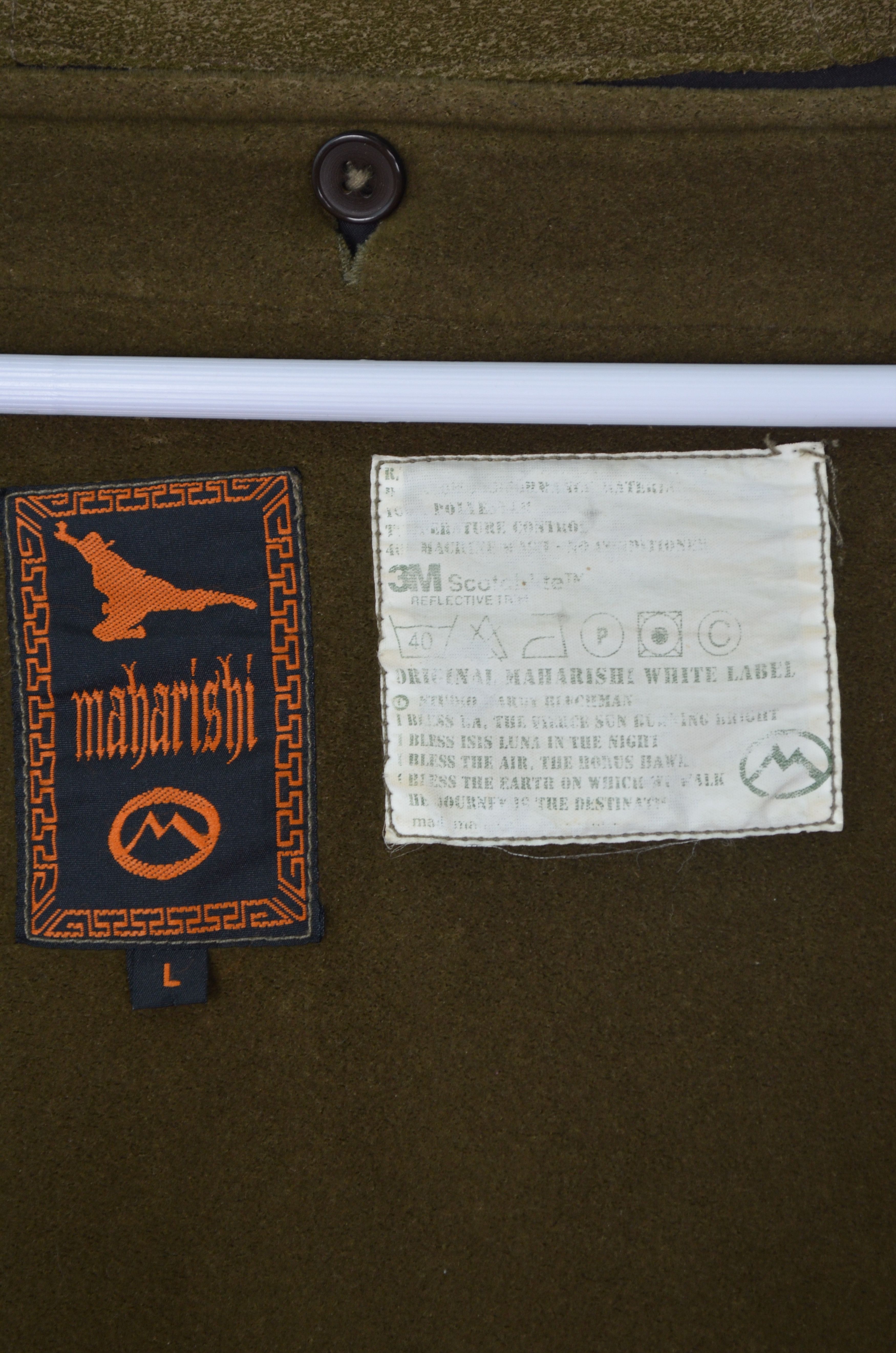 Maharishi × Vintage DEAD STOCK 90s Maharishi 3-Way 3M Reflective Fishtail Coat Size US L / EU 52-54 / 3 - 21 Thumbnail
