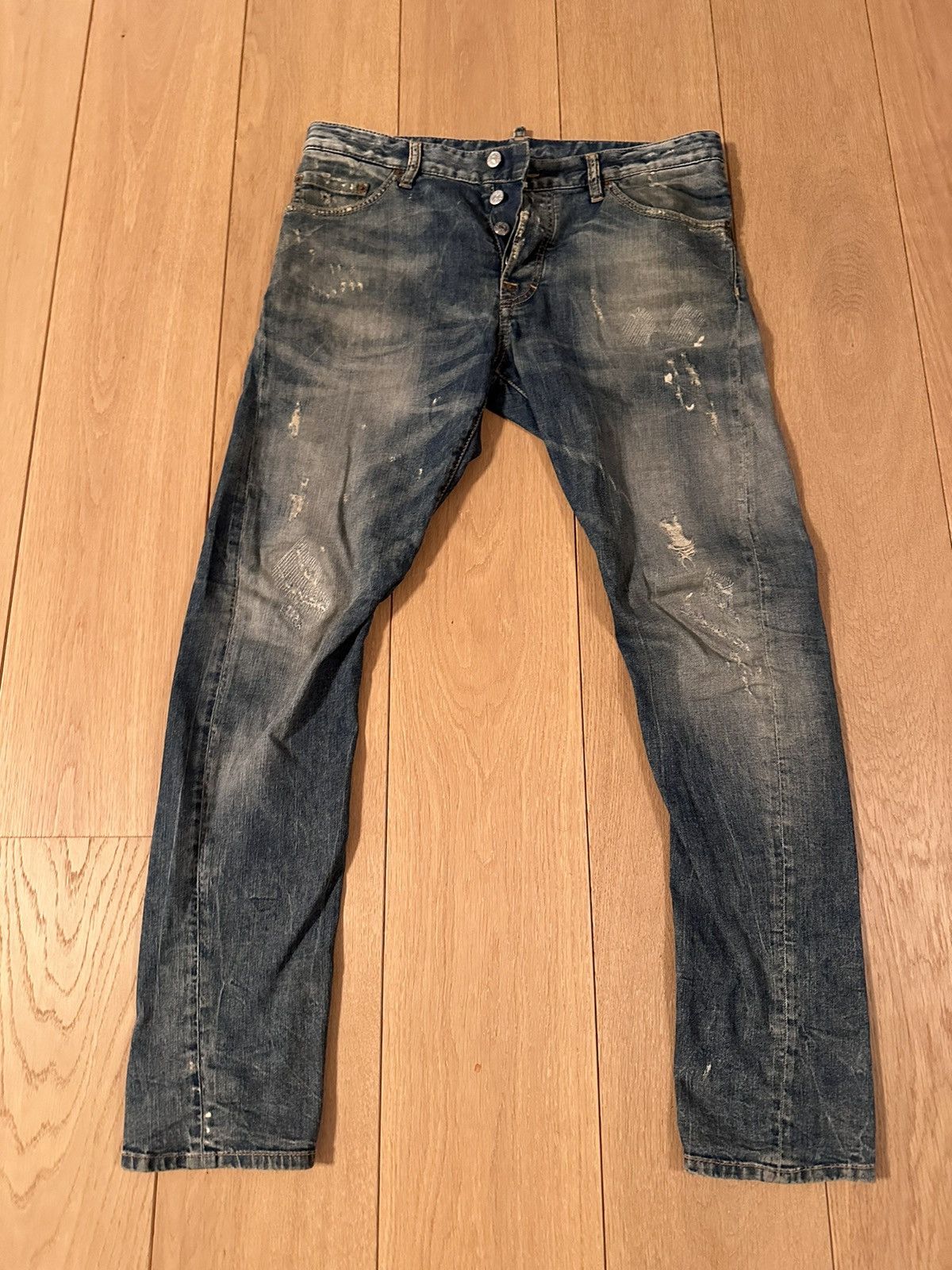 Squared skinny jeans 550 RRP