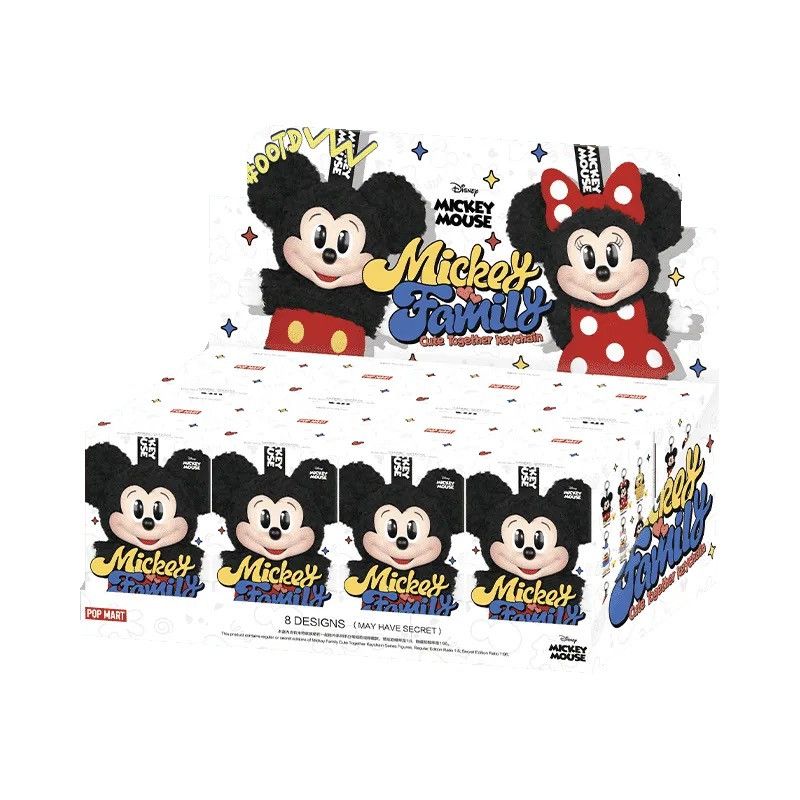 POP MART Pop Mart Mickey Family Cute Together Keychain Series Figures Size ONE SIZE - 1 Thumbnail
