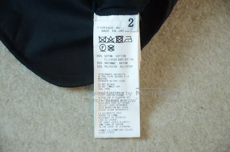 Other Yohji Yamamoto size 2 Black Scandal embroidered slacks pant Size US 28 / EU 44 - 9 Thumbnail