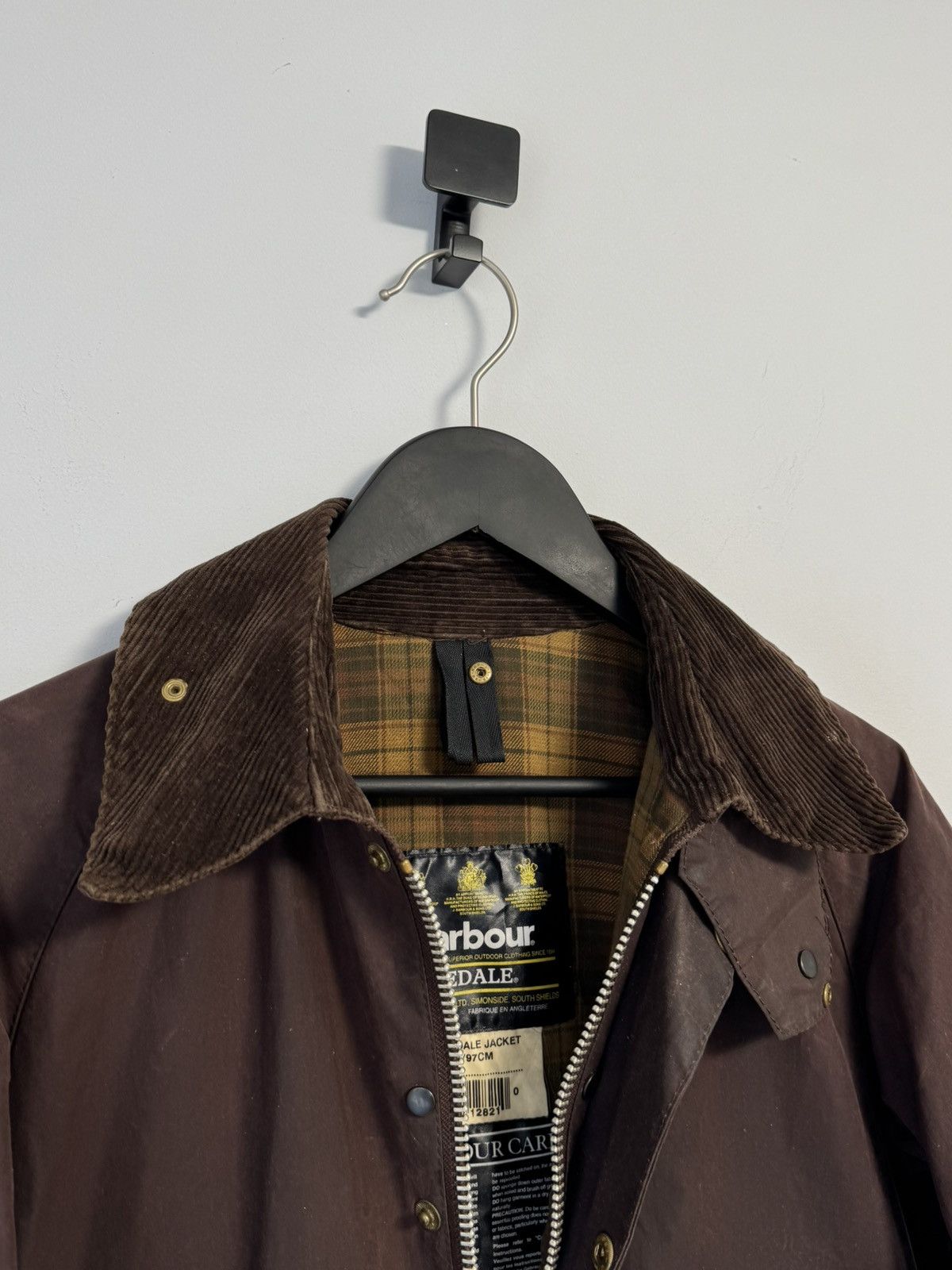 Barbour Vintage Barbour Bedale Wax Jacket Brown C38 England A103 Size US M / EU 48-50 / 2 - 5 Thumbnail