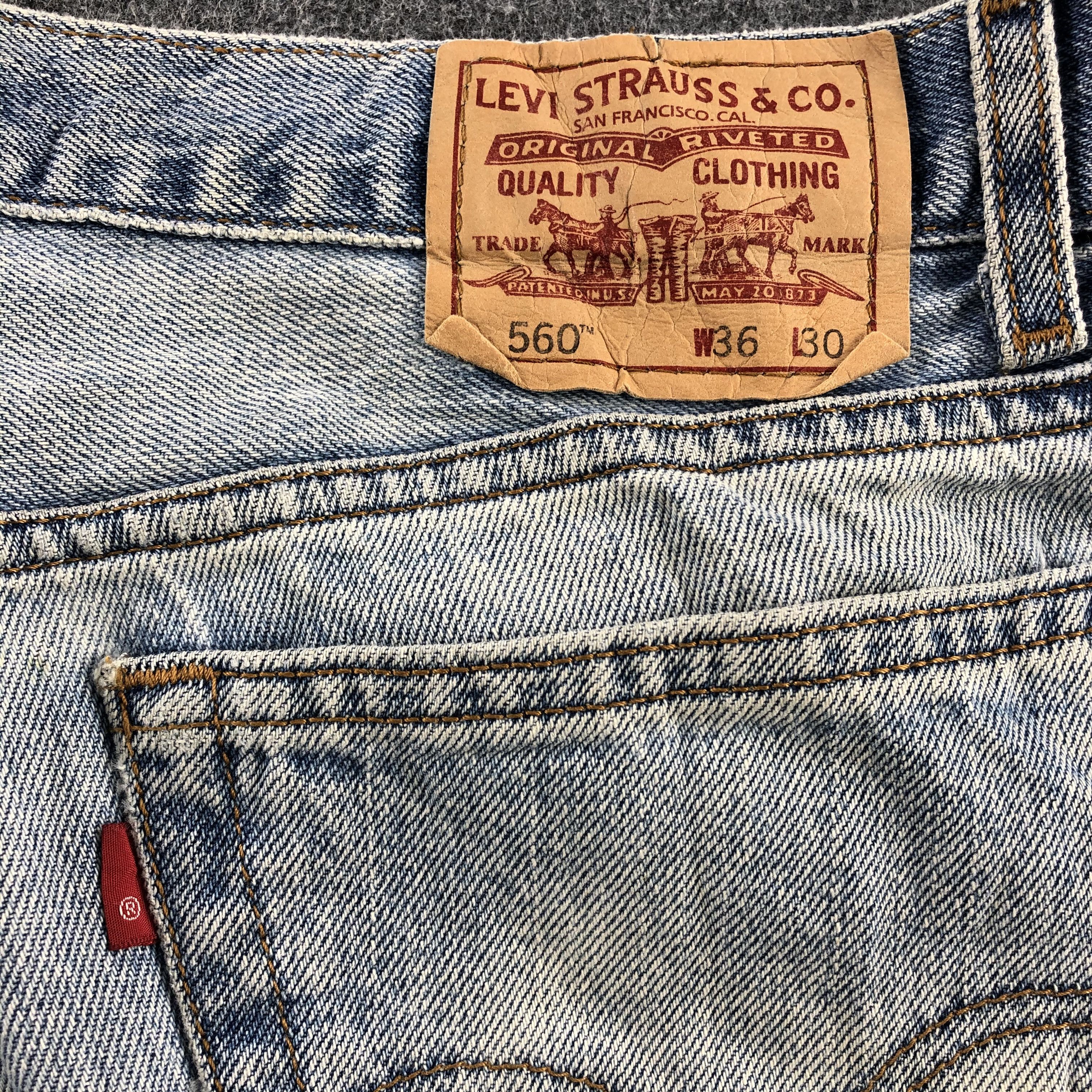 Levi's Light Wash Vintage Levis 560 Jeans-J1138 Size US 36 / EU 52 - 5 Thumbnail