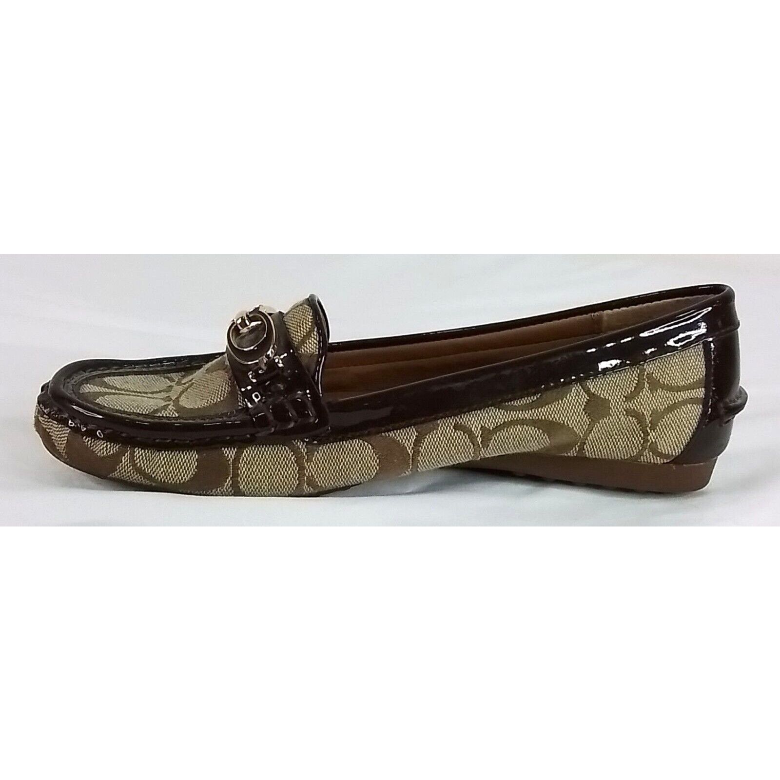 Coach Coach Loafers Women's Size 6.5 B Fortunata Signature Brown Size US 6.5 / IT 36.5 - 11 Thumbnail