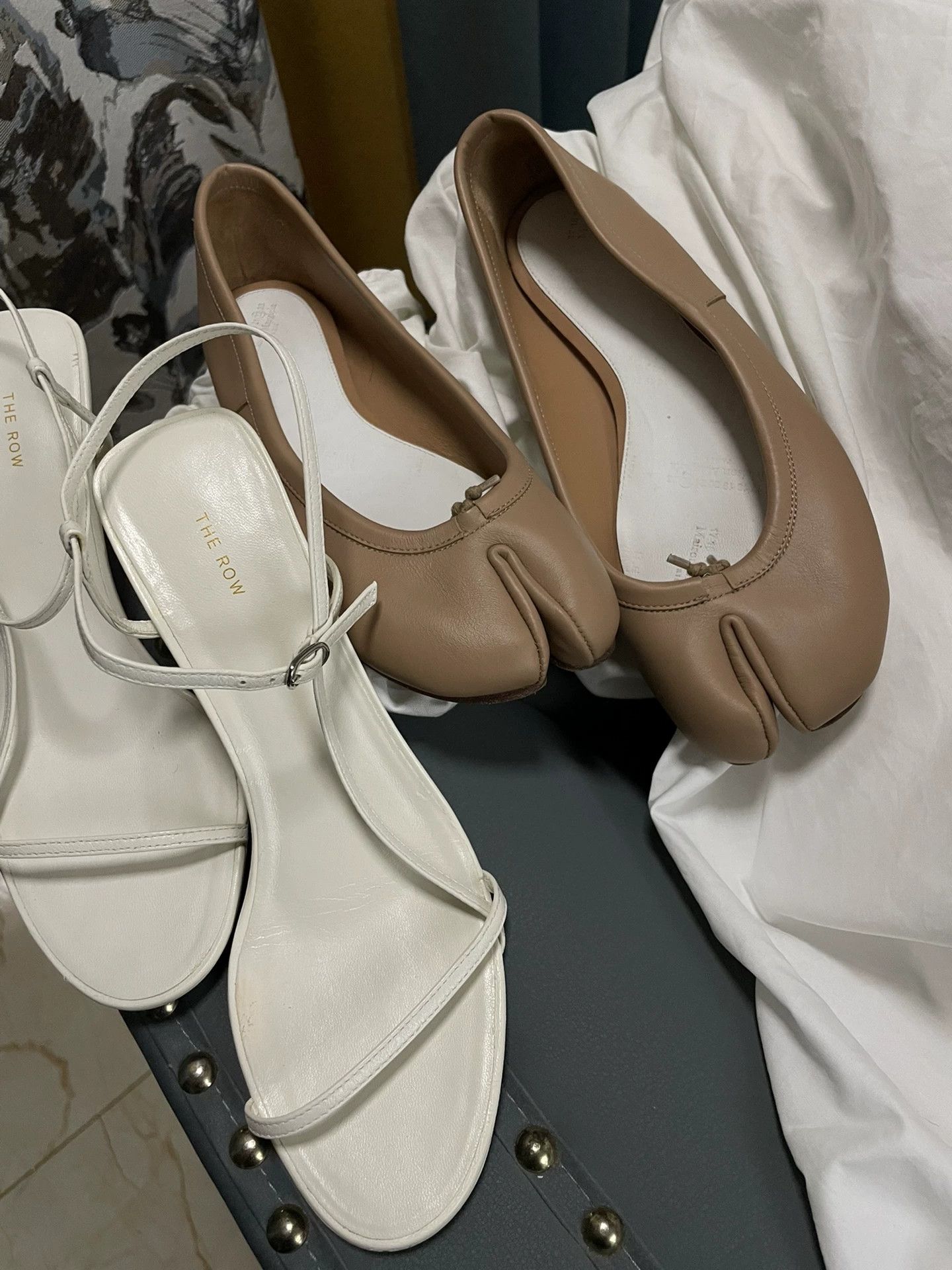 Maison Margiela Maison Margiela Tabi 35.5 & The Row Heeled Sandal 35.5 Size US 5 / IT 35 - 1 Thumbnail