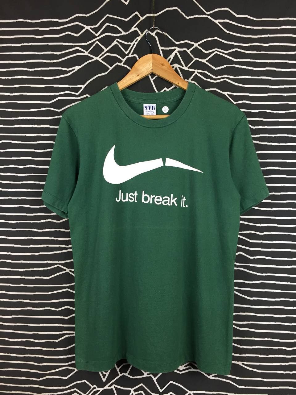 Vintage Vtg SVB Silverbang Just Break It Rip Off Nike Just Do It Tee Size US M / EU 48-50 / 2 - 2 Thumbnail