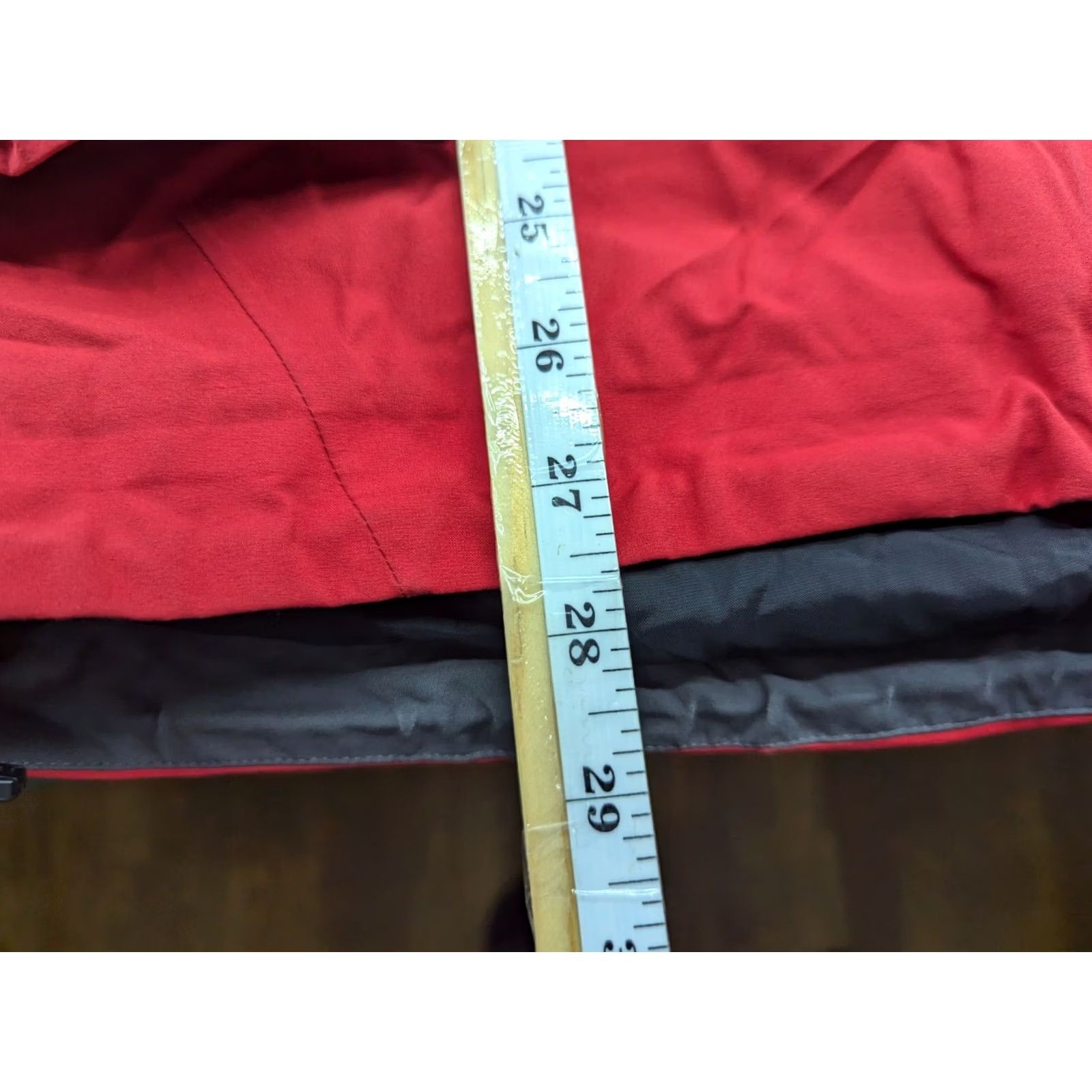 Ecco Bergans Jacket Womens ISOGAISA Dermizax RECCO Ski Outdoor Primaloft Hooded Long Red M Labled Size L / US 10 / IT 46 - 4 Thumbnail