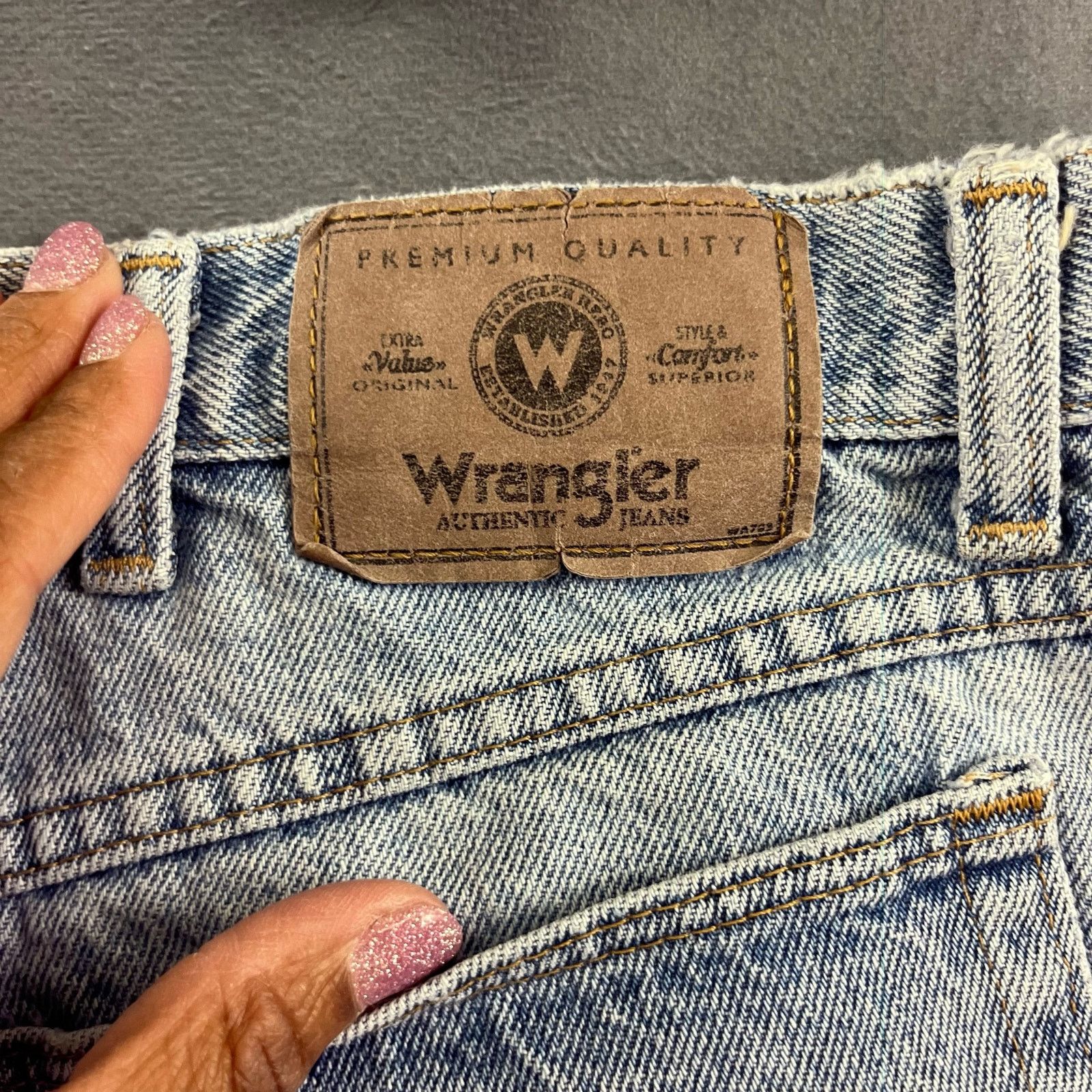 Wrangler Vintage Wrangler Jorts Men's Oversized 90's Baggy Skater Size US 41 - 3 Thumbnail