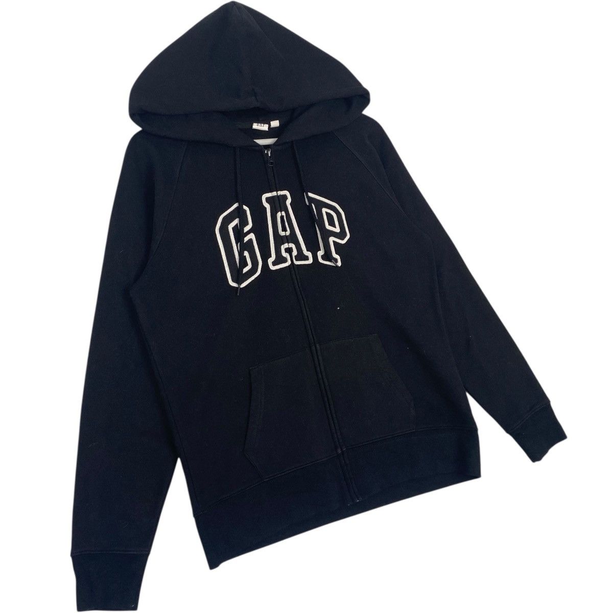 Other Vintage GAP Hoodie Big Logo Embroidered Black Size L Size US L / EU 52-54 / 3 - 3 Thumbnail