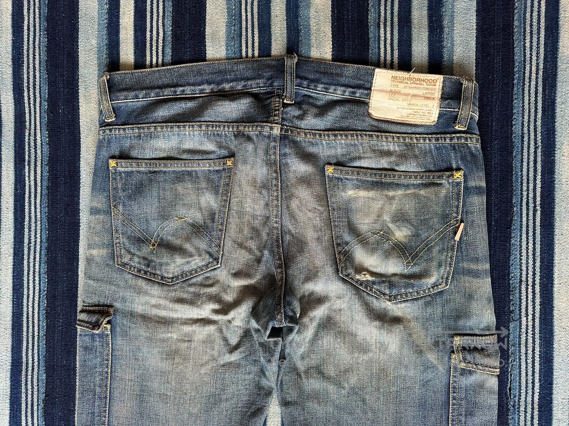 Neighborhood neighborhood 06EX SP Narrow Straight Denim Pants. Size US 32 / EU 48 - 5 Thumbnail