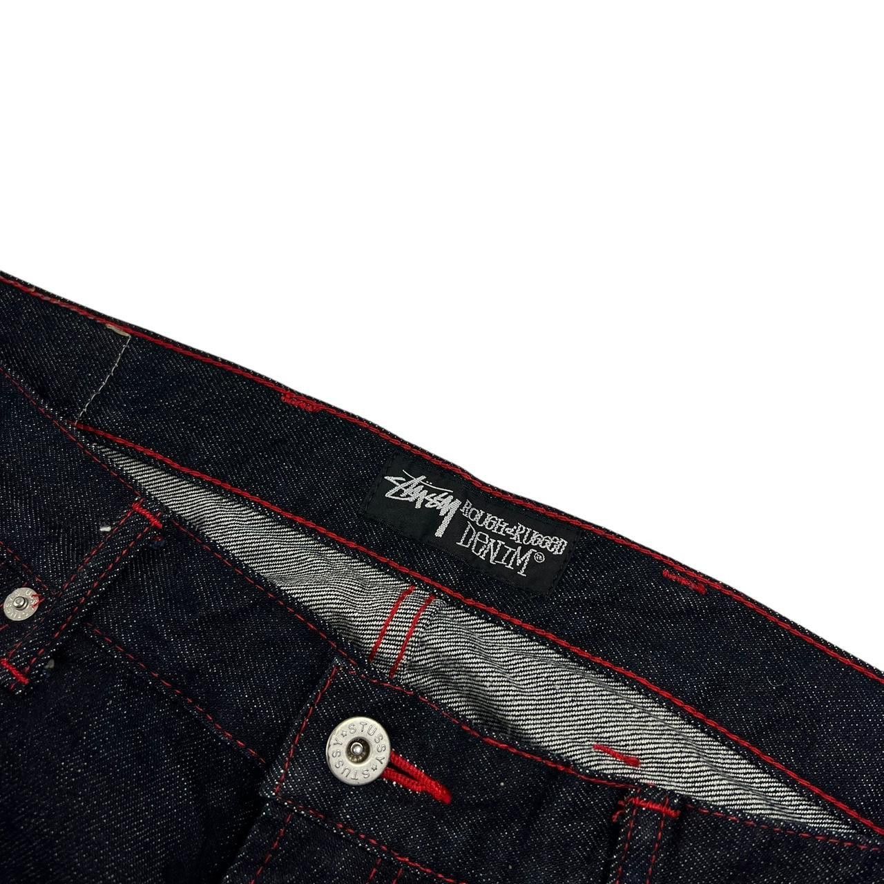 Stussy Vintage 2000s Stussy x Futura Laboratories Jeans - Waist 33” Size US 33 - 7 Thumbnail