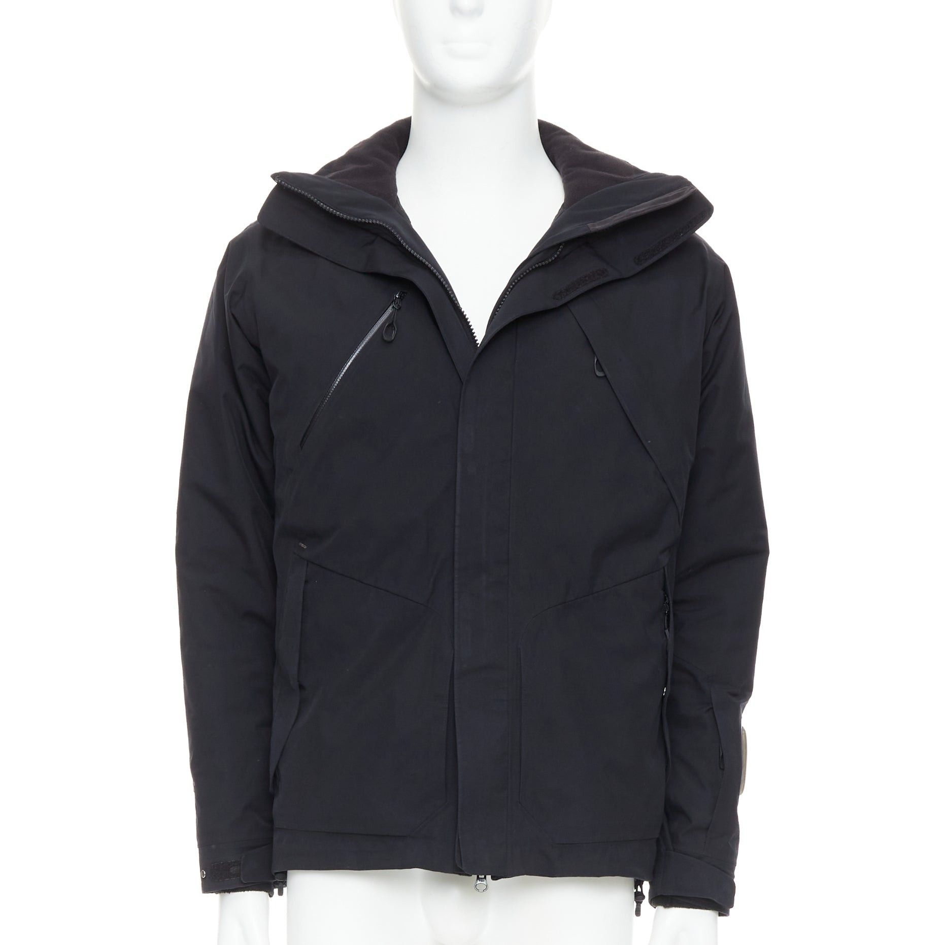 Goldwin GOLDWIN black goretex padded logo zip pockets ski jacket M Size US M / EU 48-50 / 2 - 1 Thumbnail