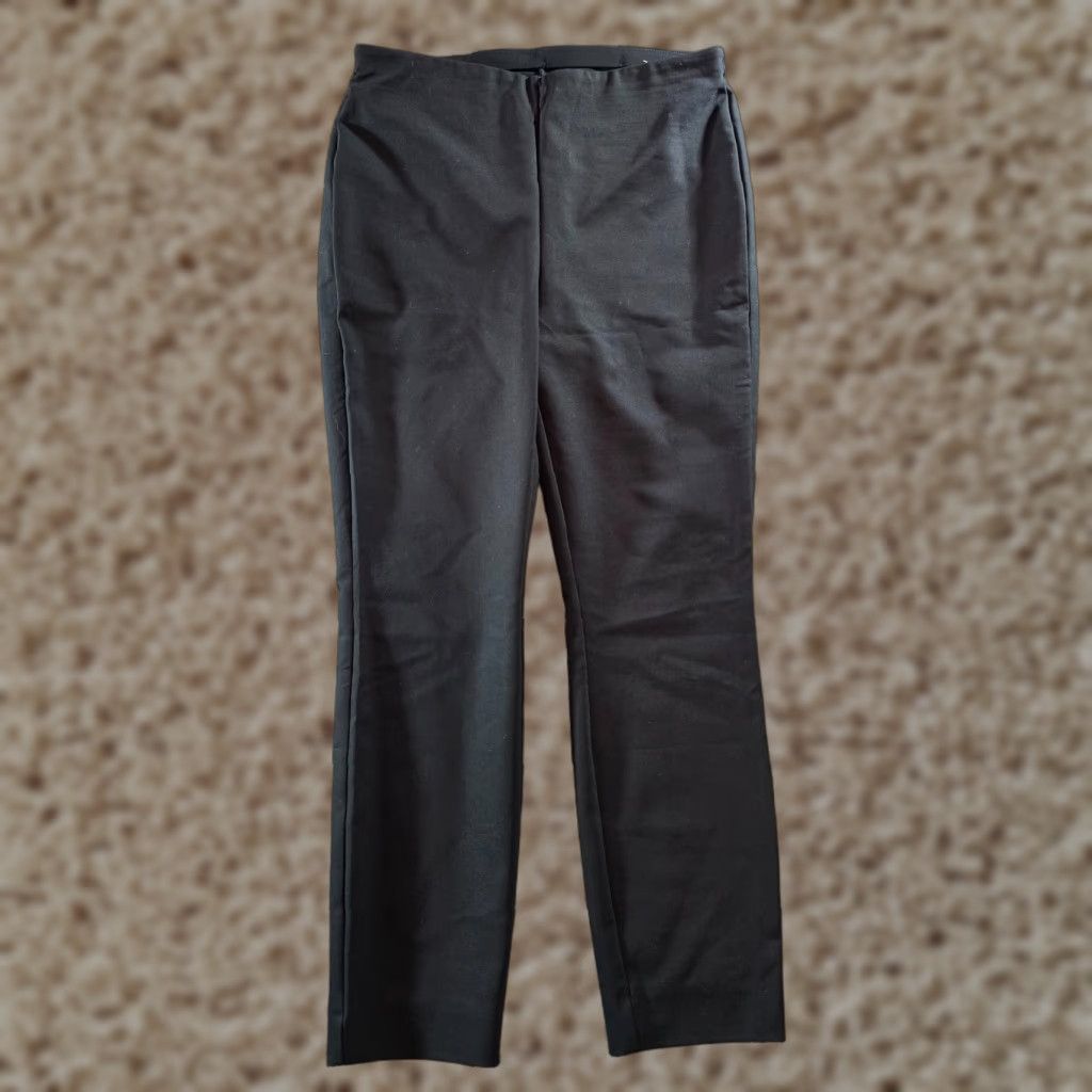 Vintage Soma Pants Women Size Small Black Ponte Straight Leg Stretch Dress Pants Capsule Basic Size 28" / US 6 / IT 42 - 1 Thumbnail